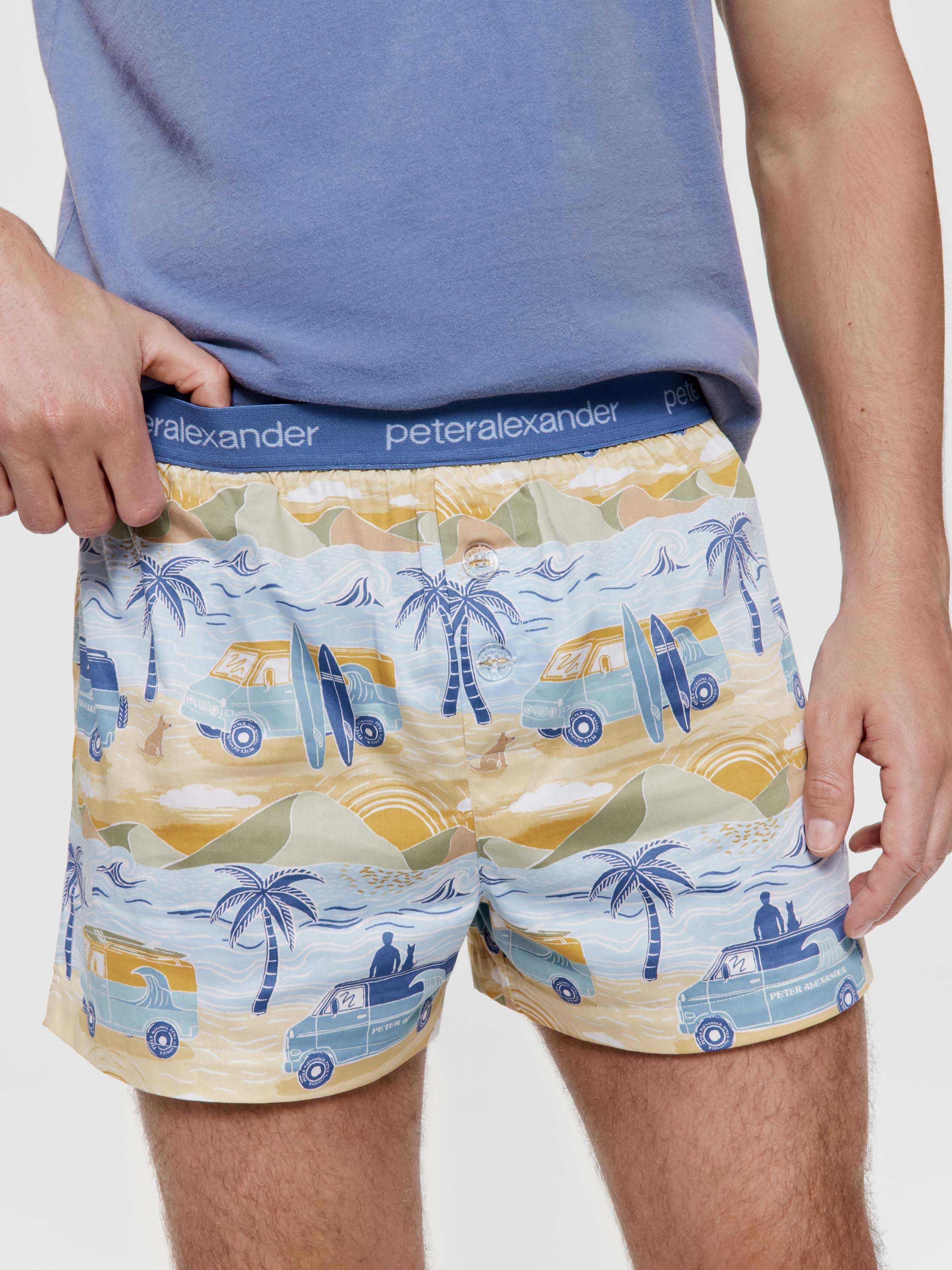 Surf Van 100% Cotton Boxer Short