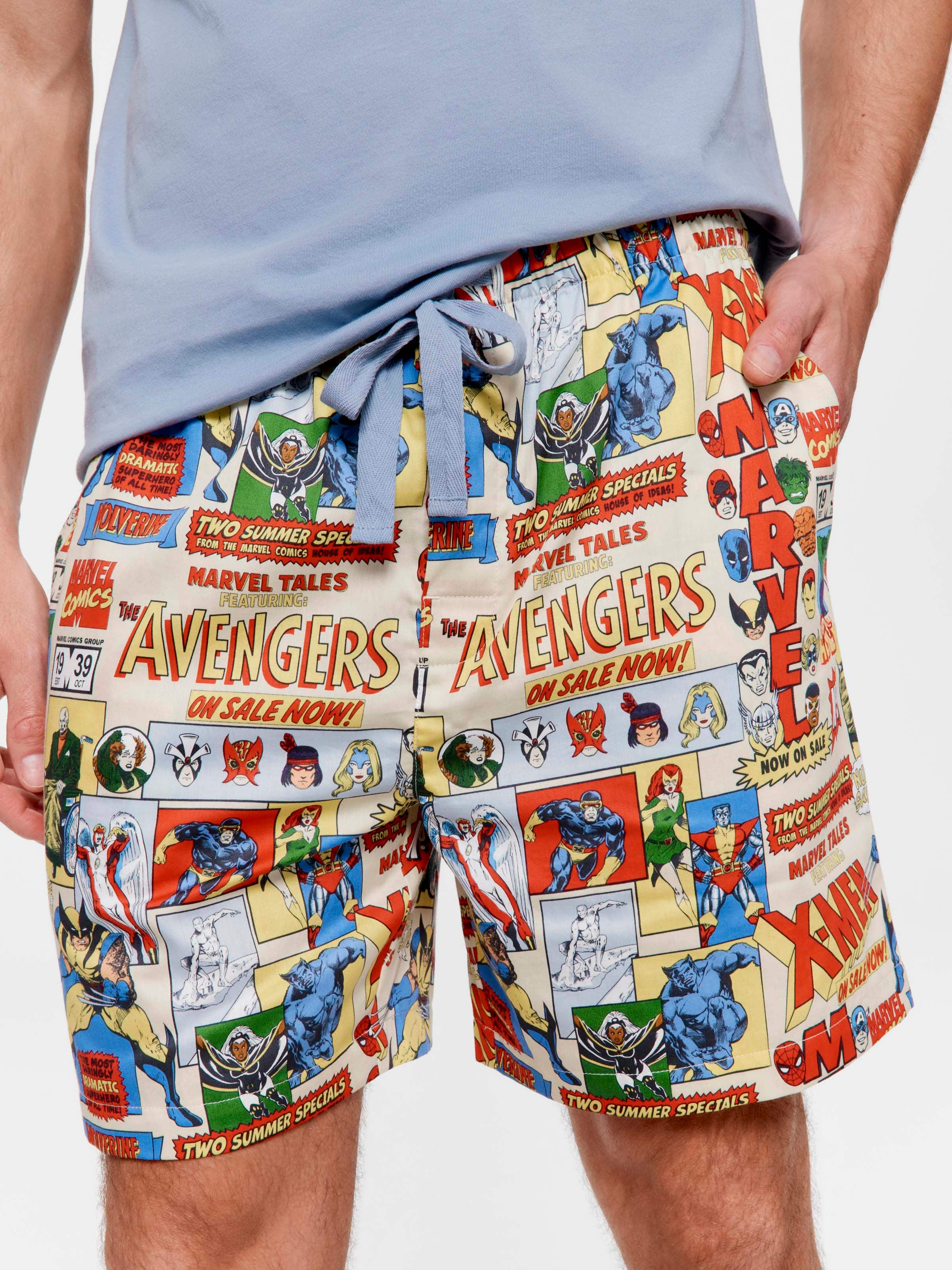 The Avengers Comic 100% Cotton Mid Short