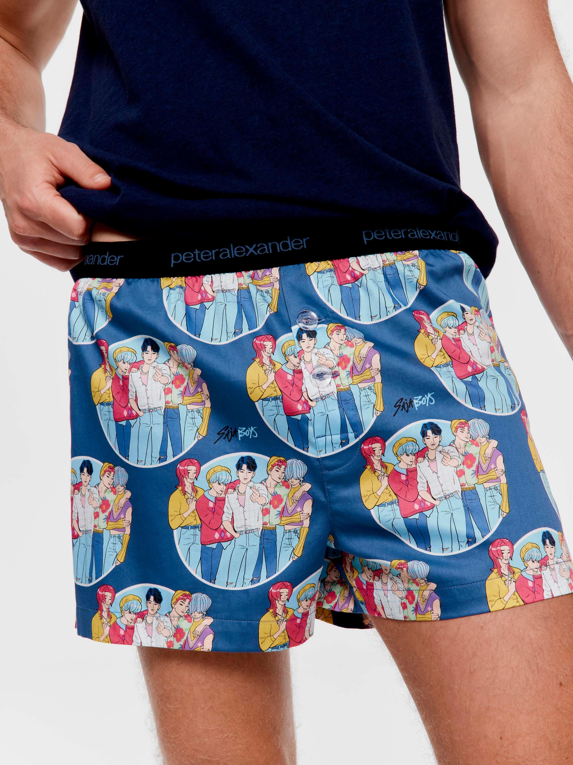 K-Pop Demon Hunters Saja Boys 100% Cotton Boxer Short