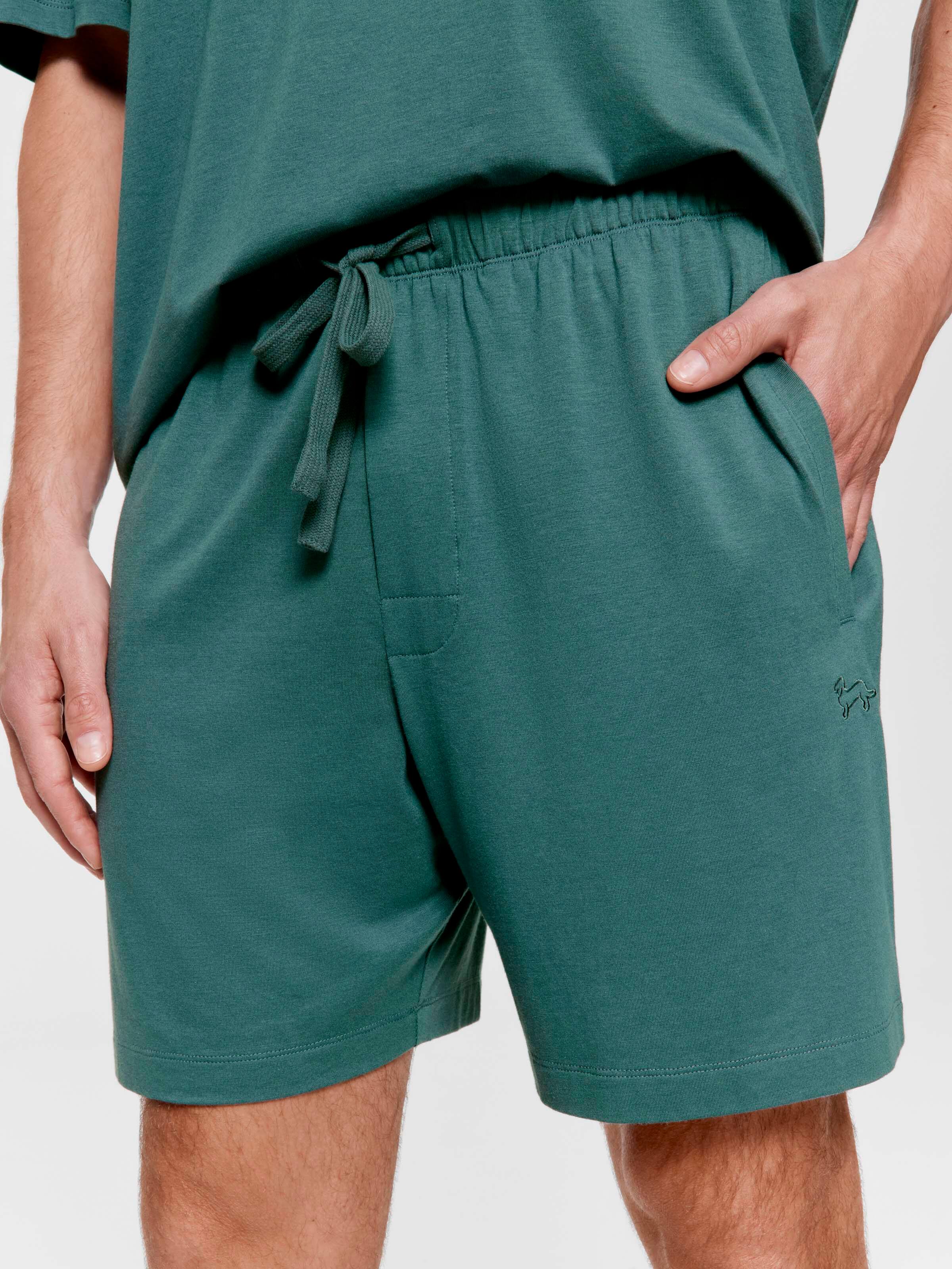 Green Bamboo Mid Short