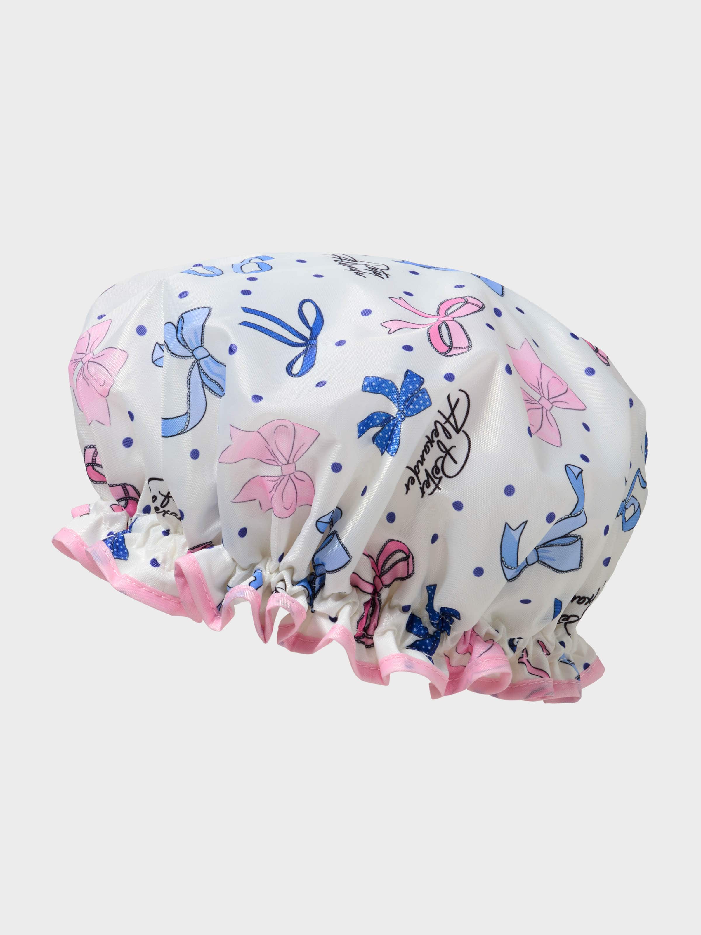Bow Print Shower Cap