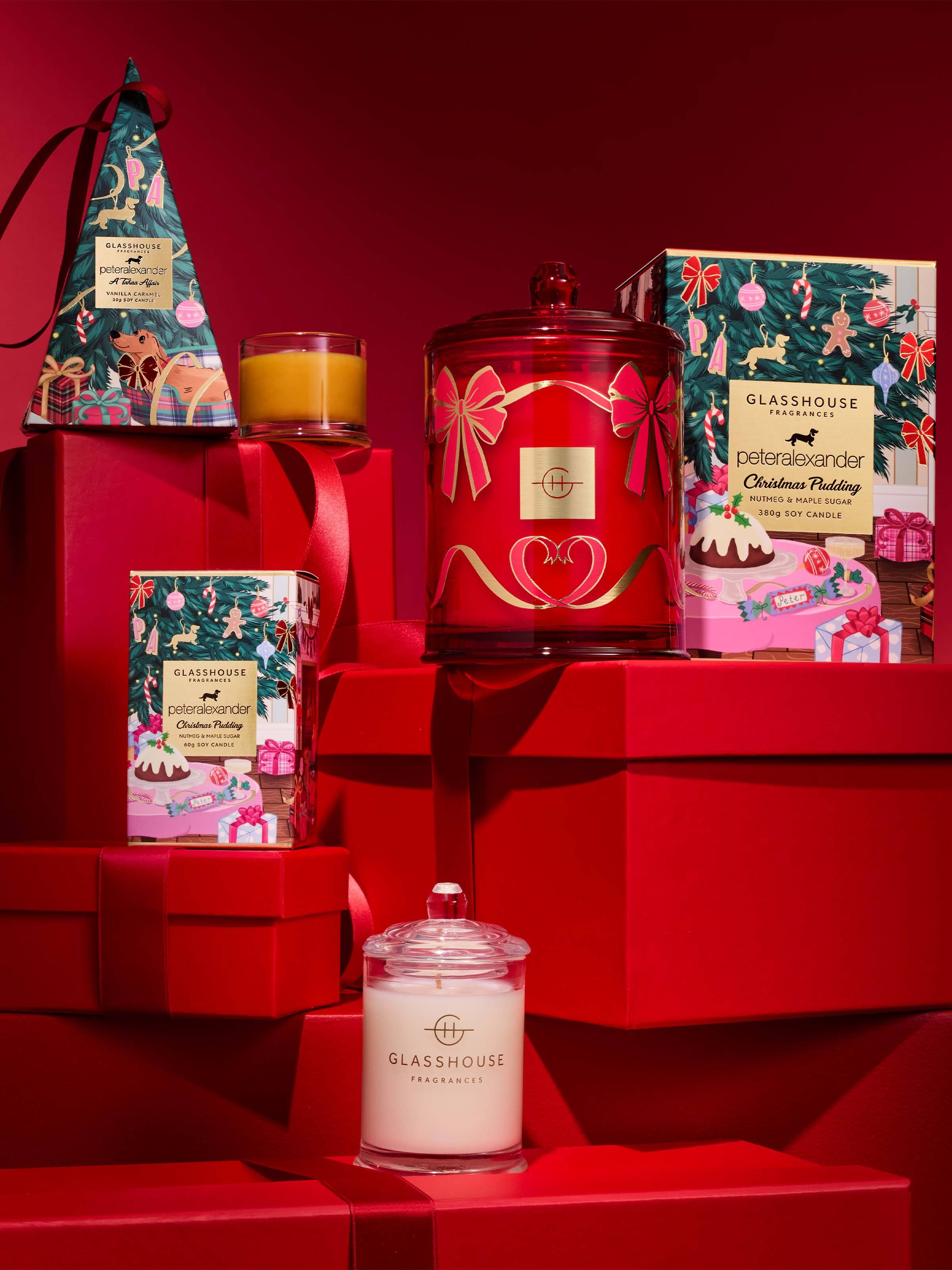 Glasshouse Limited Edition Christmas Pudding 380G Candle