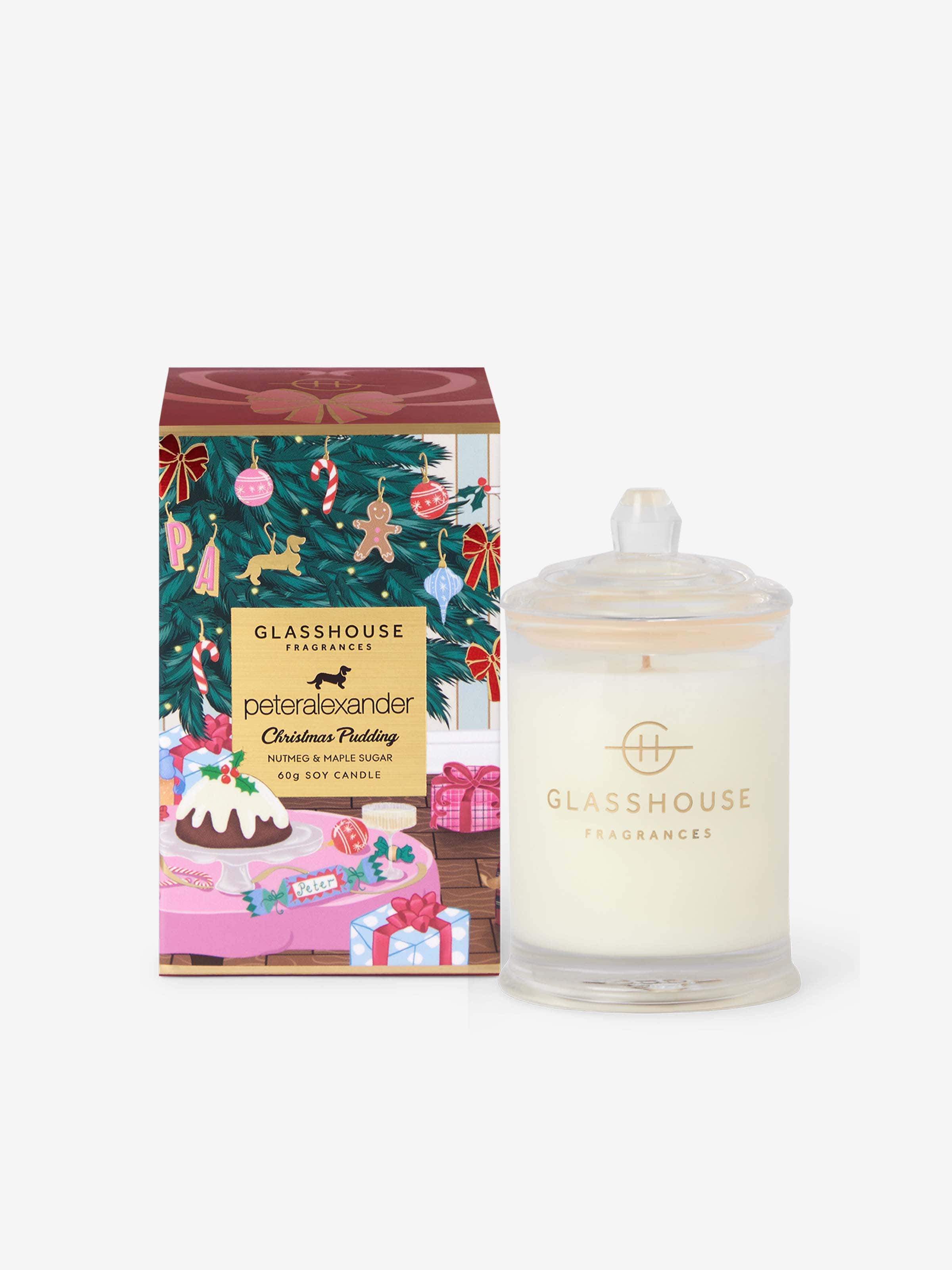 Glasshouse Limited Edition Christmas Pudding 60G Candle