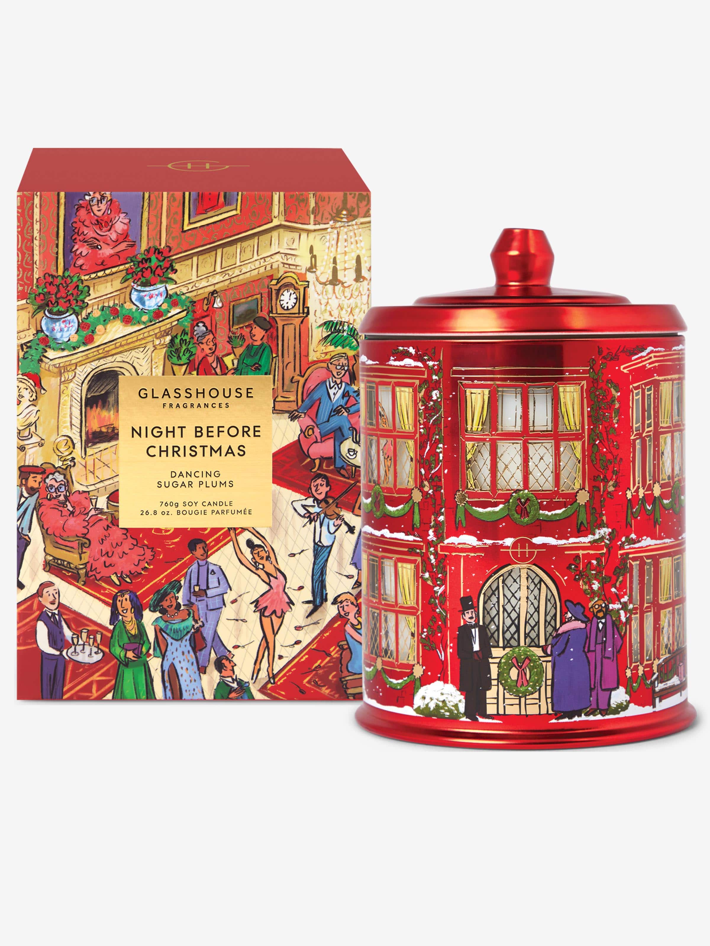 Glasshouse Limited Edition Night Before Christmas 760G Candle