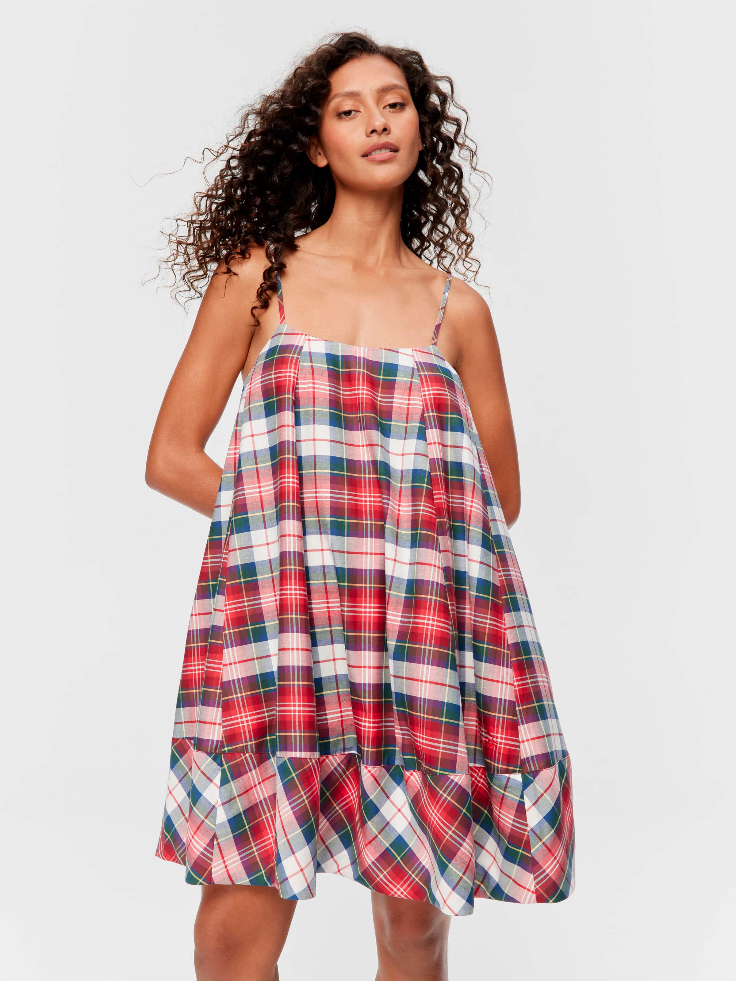 Tartan 100% Cotton Babydoll Nightie