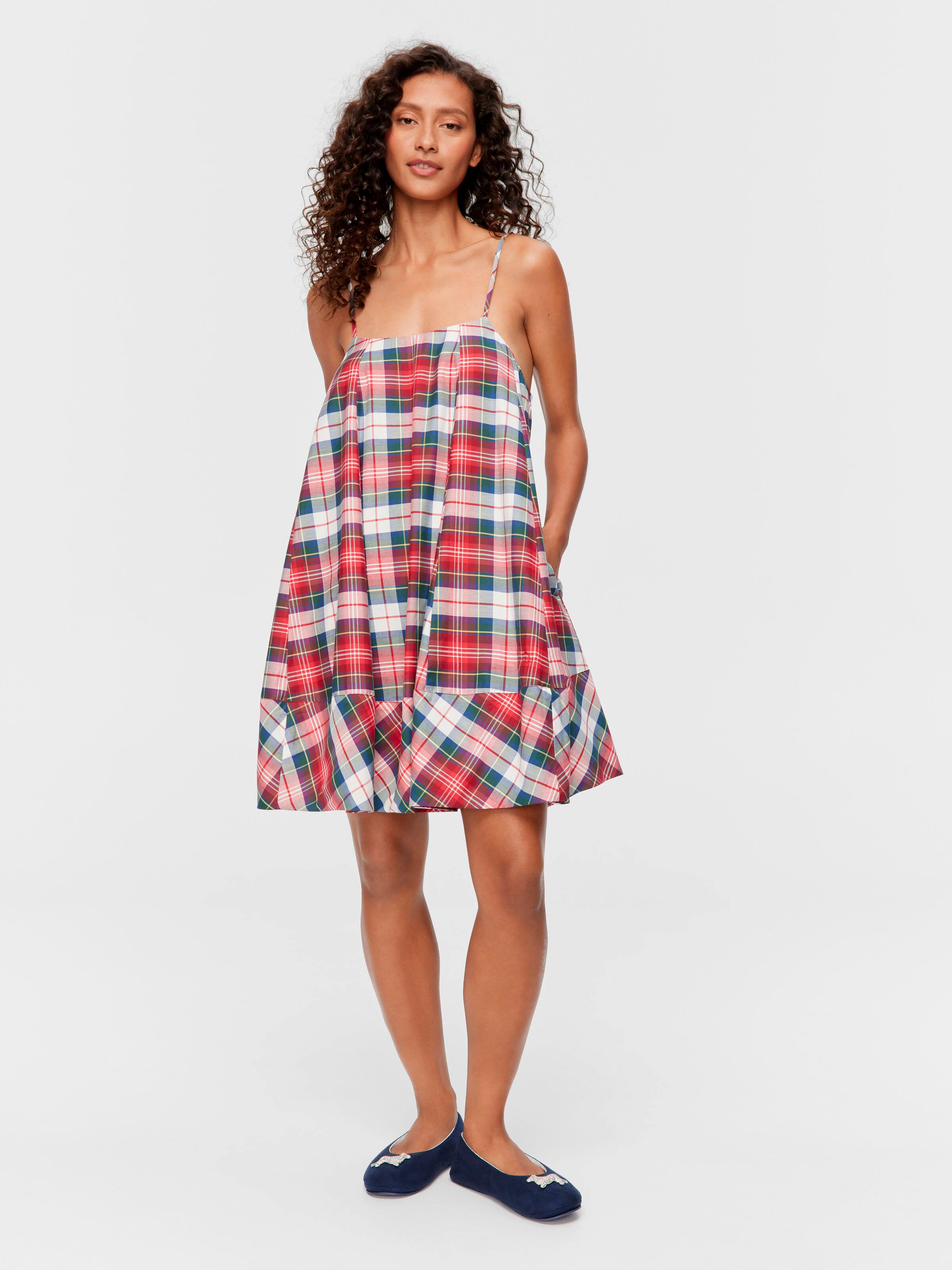 Tartan 100% Cotton Babydoll Nightie