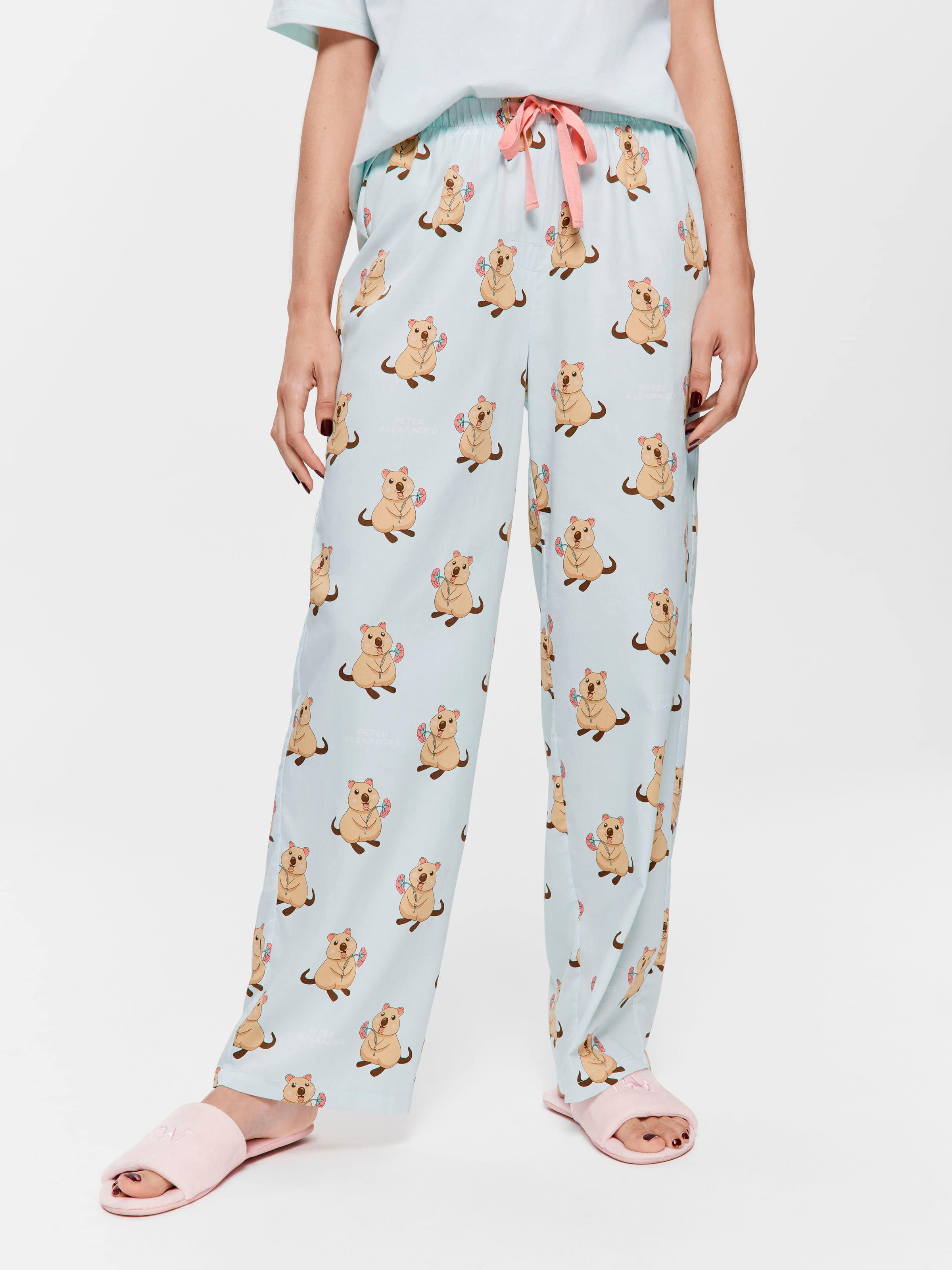 Quokka Mint 100% Cotton Classic Pj Pant