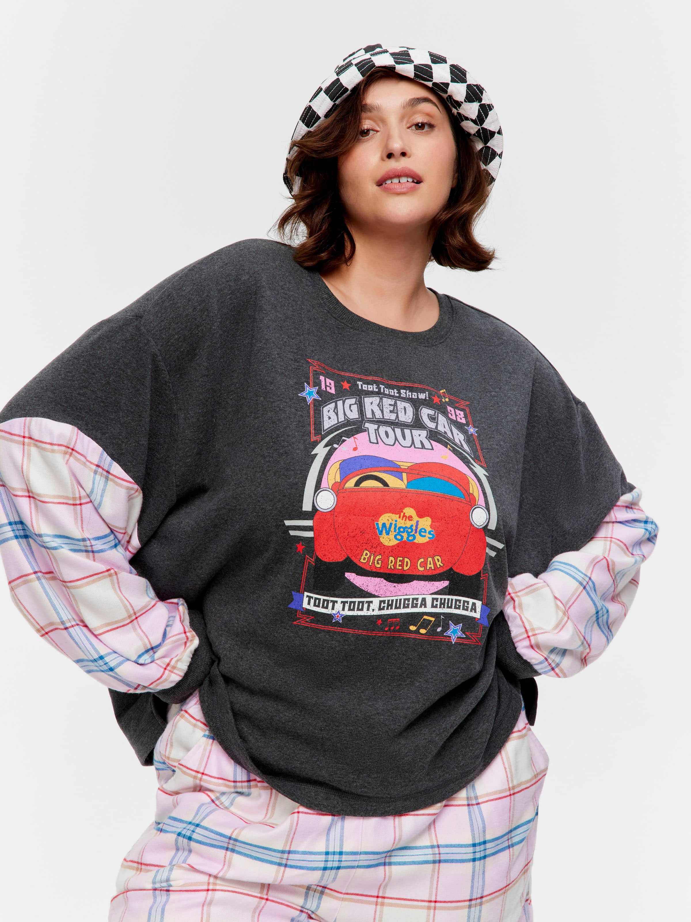 P.A. Plus The Wiggle Big Red Car Sweater