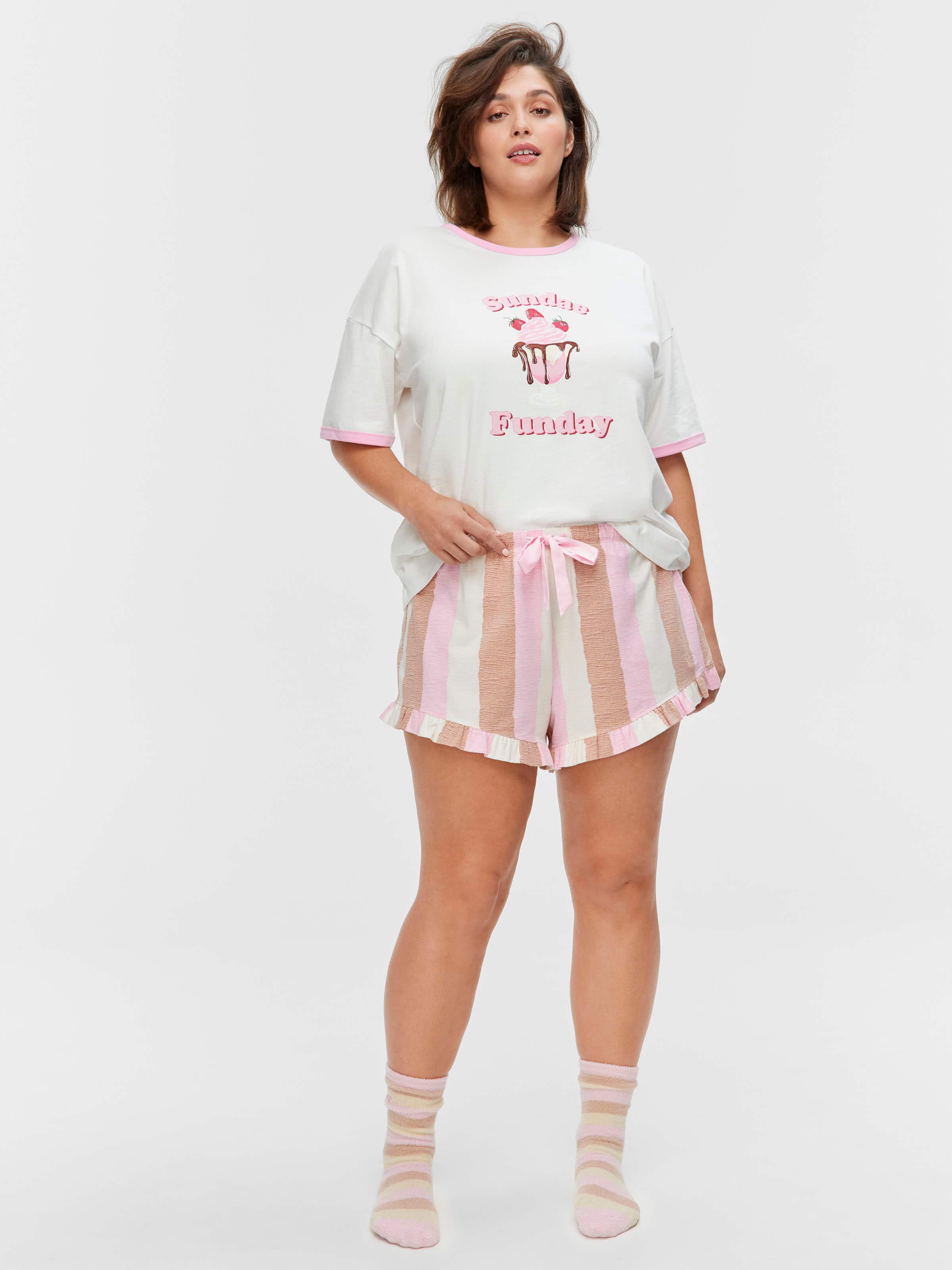 P.A. Plus Neapolitan Ice Cream Mini Flutter Short