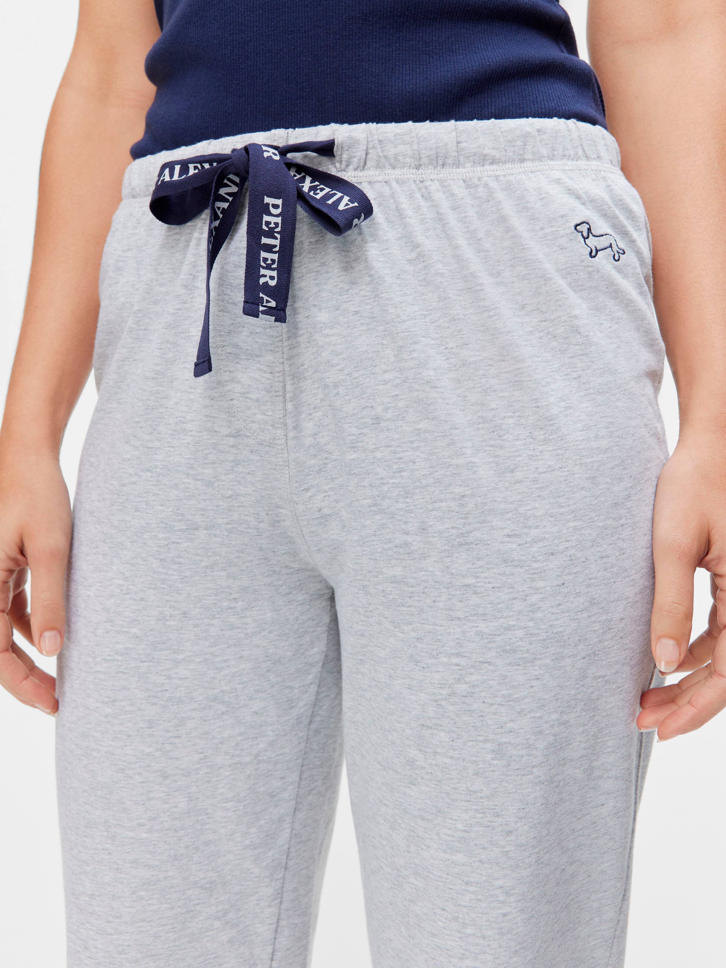 Grey Marle Branded Easy Pj Pant