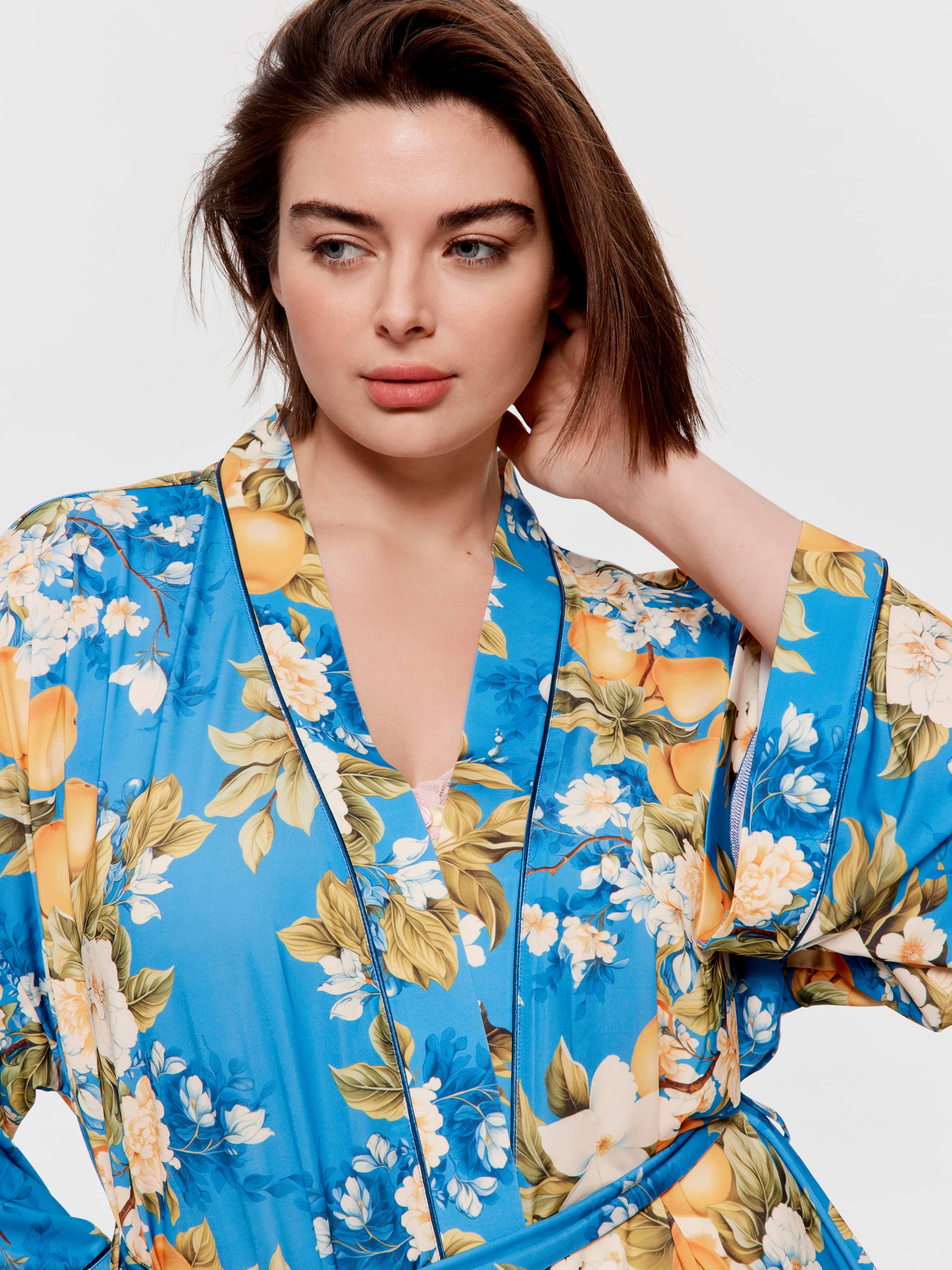 P.A. Plus Lemon Tree Slinky Gown