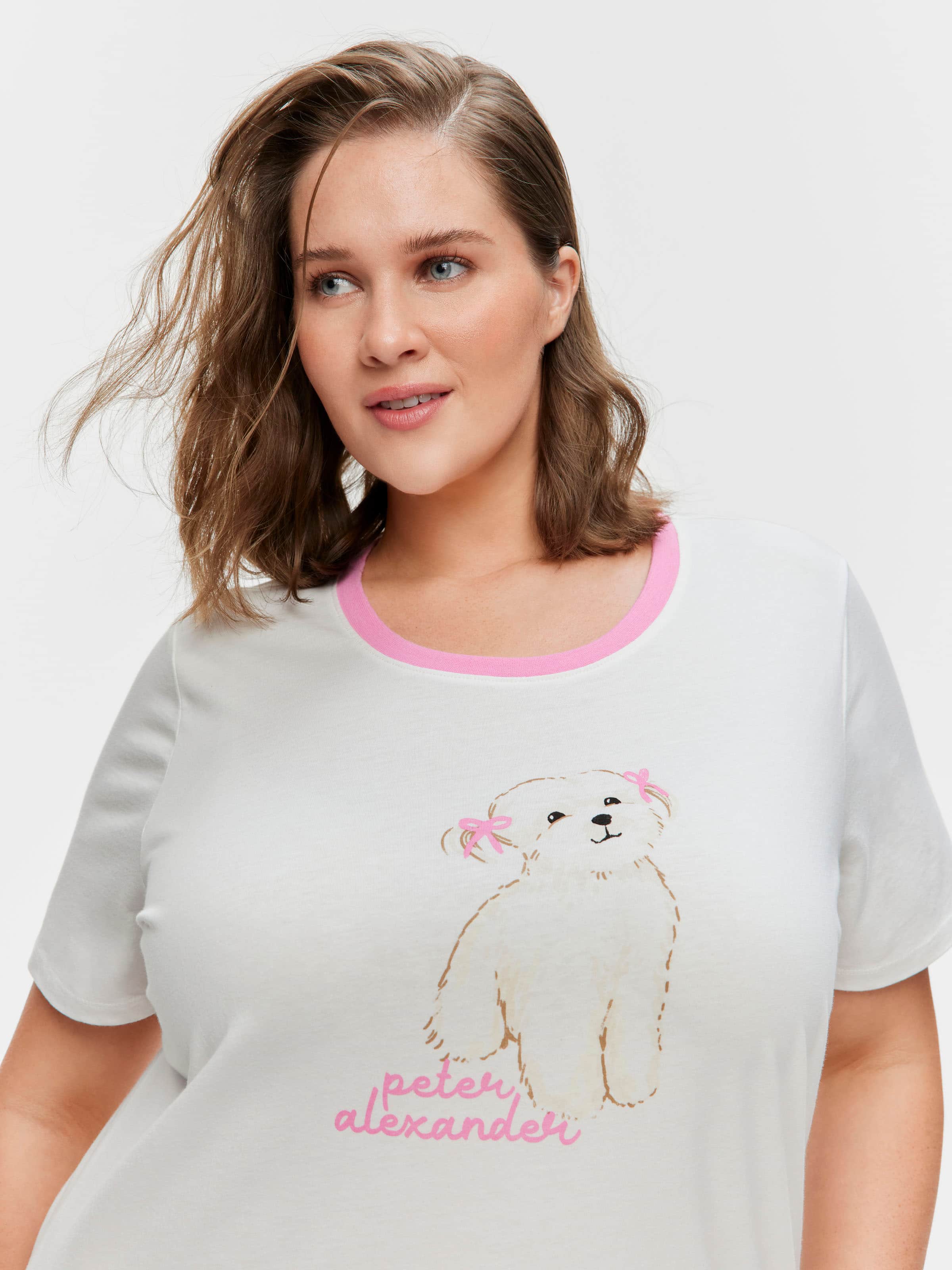 P.A. Plus Maltese Dog 100% Cotton Tee