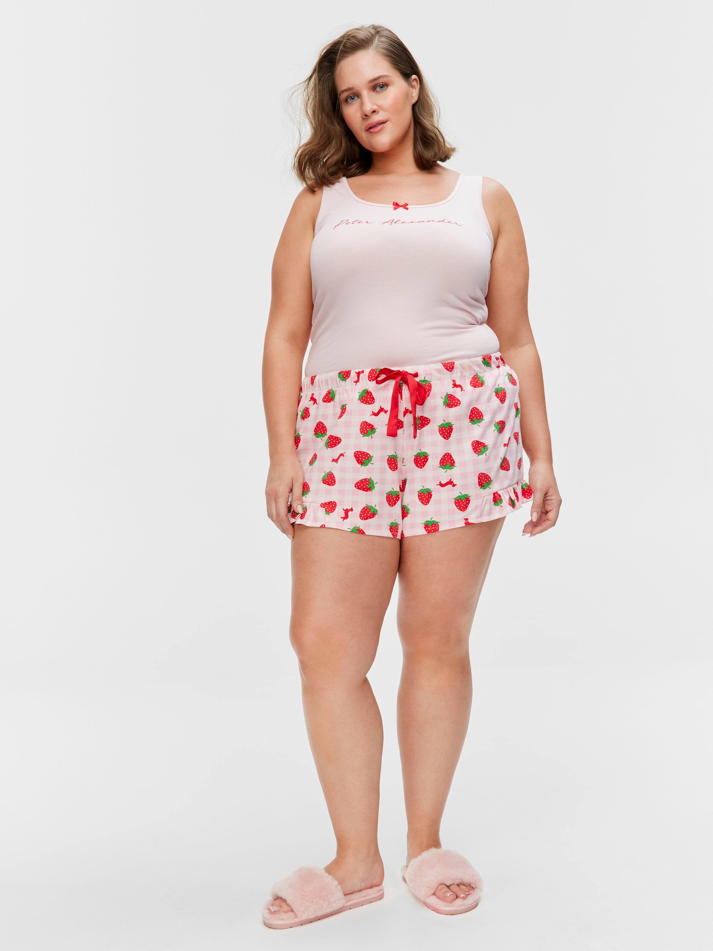 P.A. Plus Strawberry Mini Flutter Short