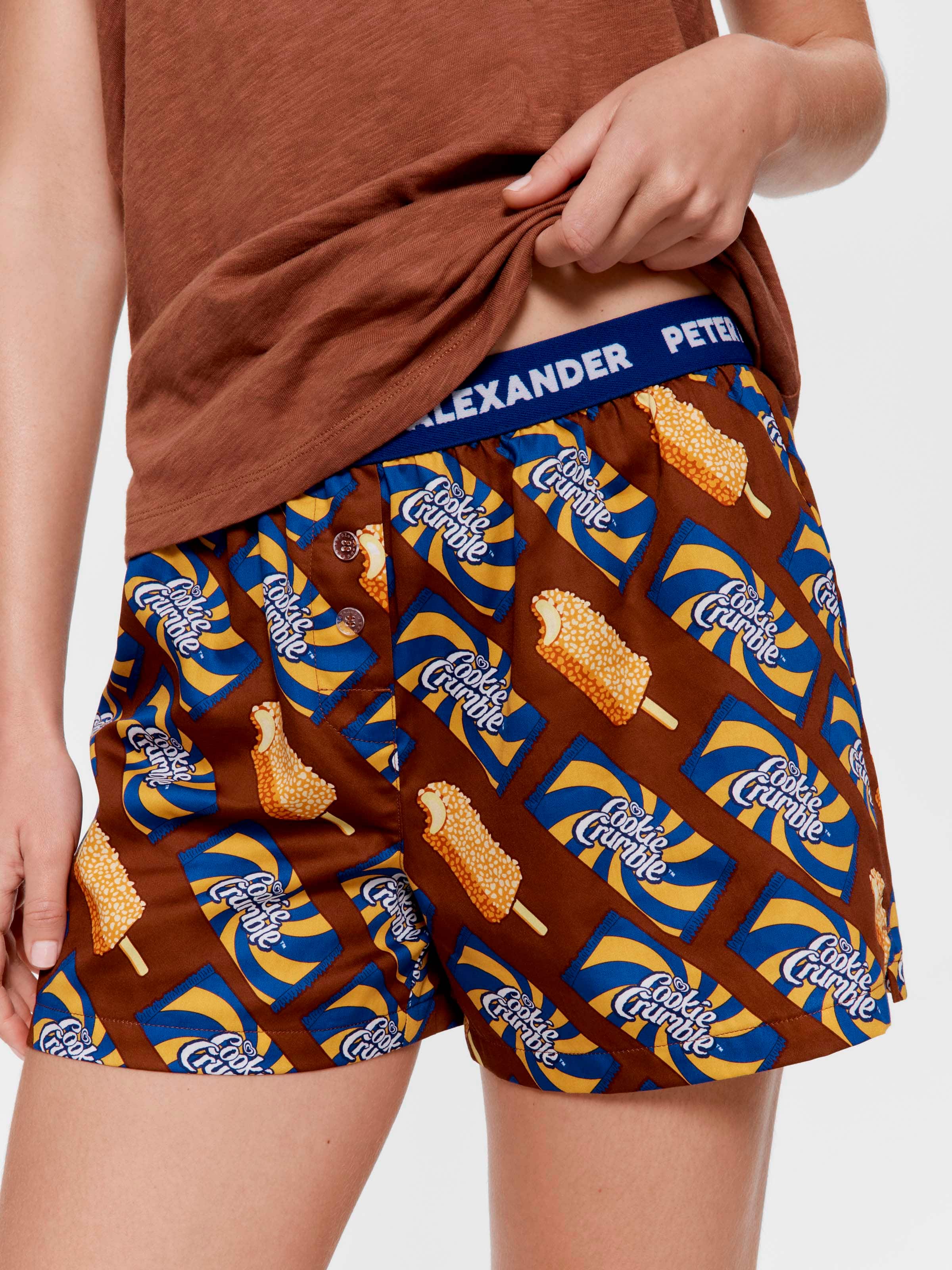Cookie Crumble 100% Cotton Mid Boxer Short