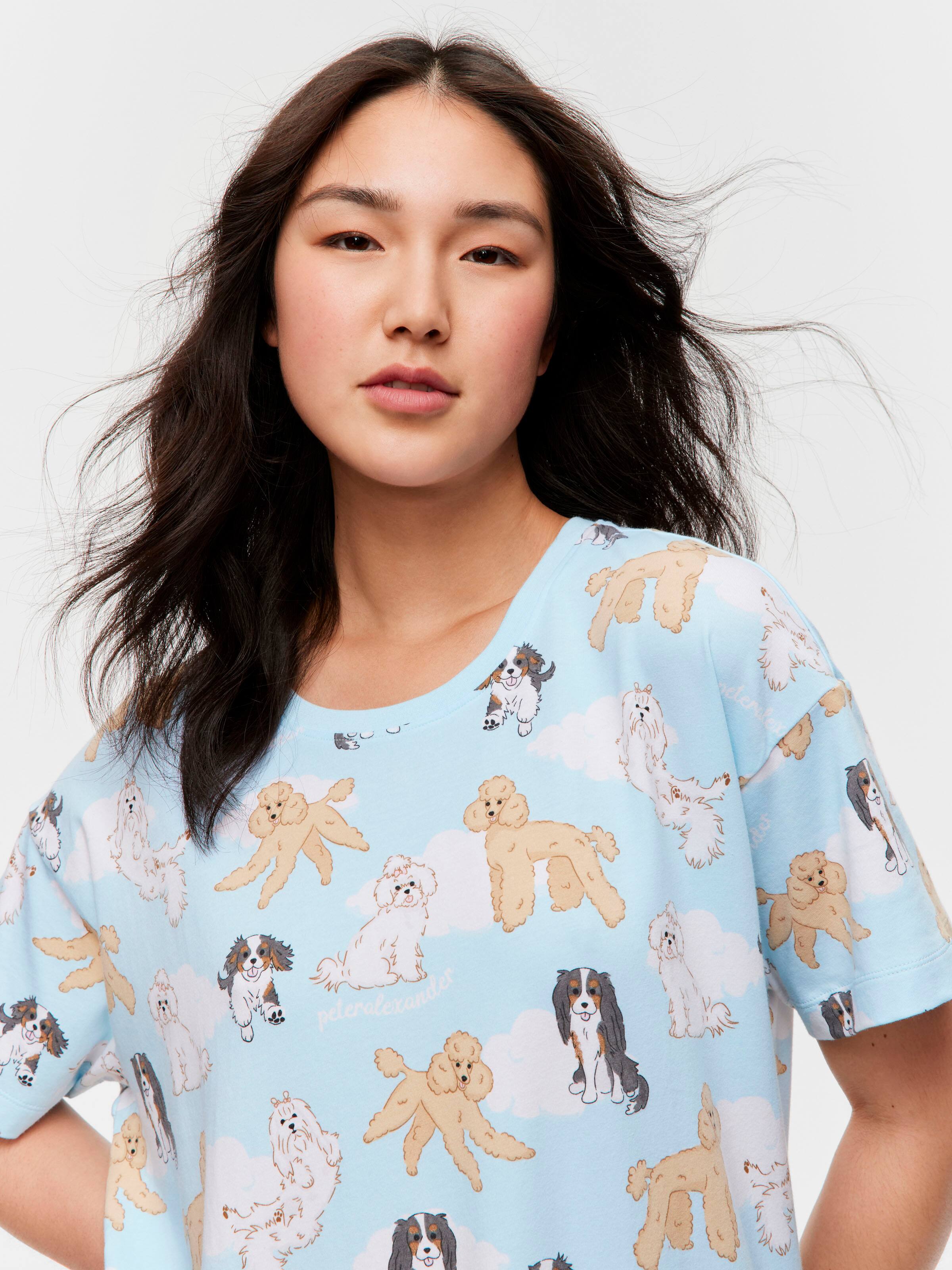 Dogs In Clouds Sleep Tee