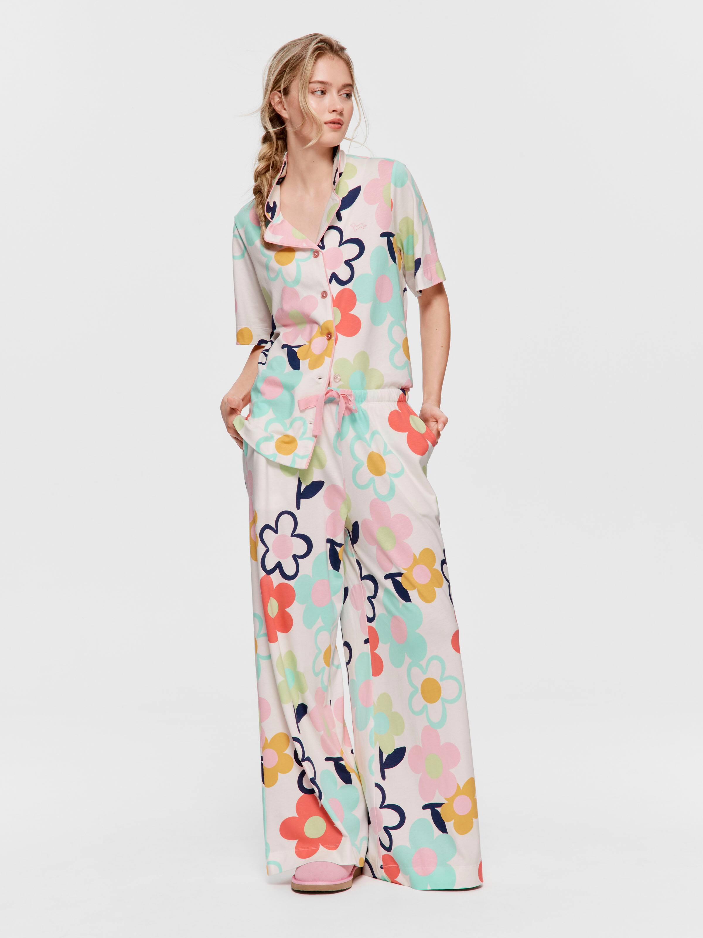 Colourful Daisy Wide Leg Pj Pant