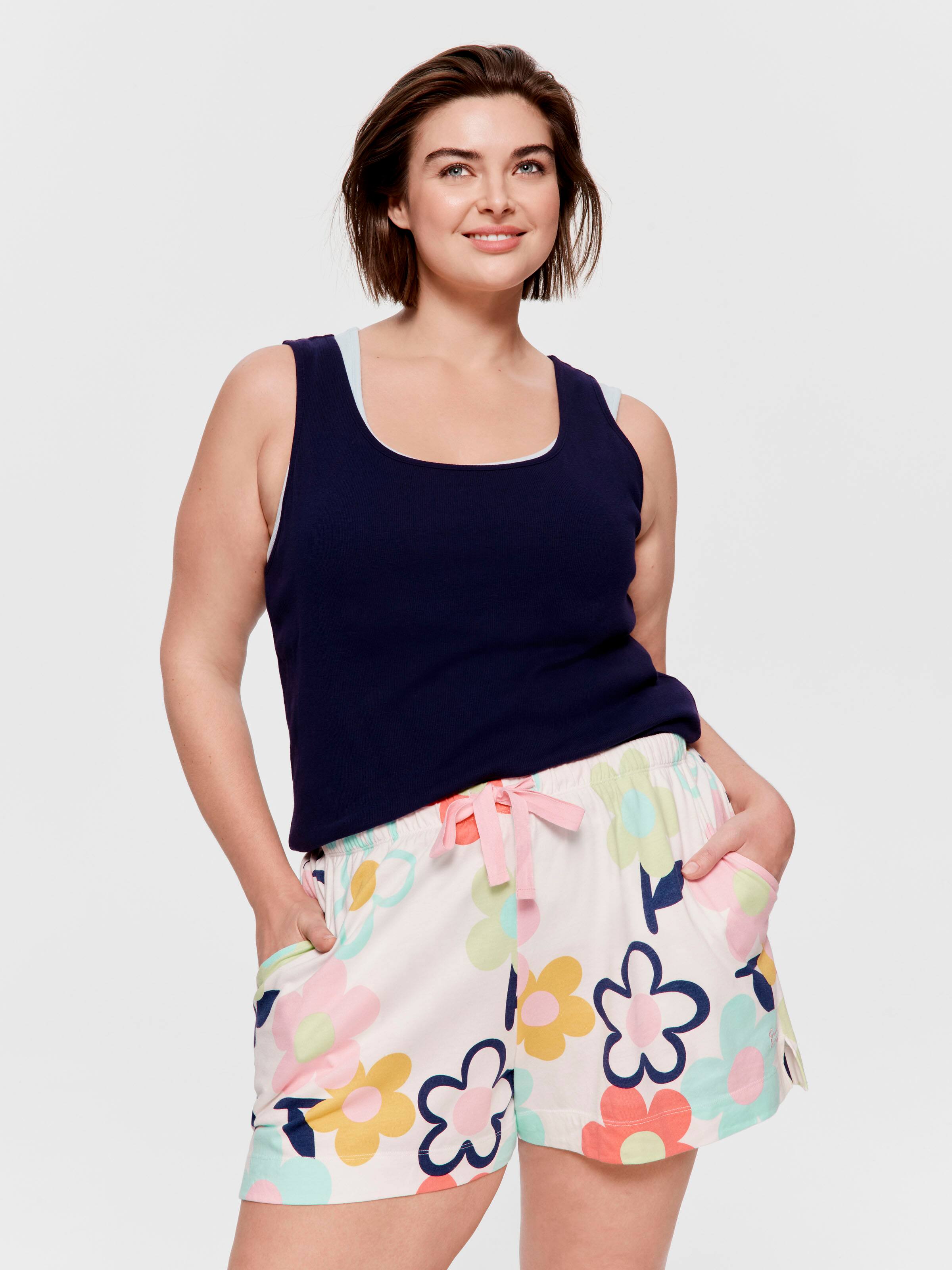 P.A. Plus Colourful Daisy Mid Short