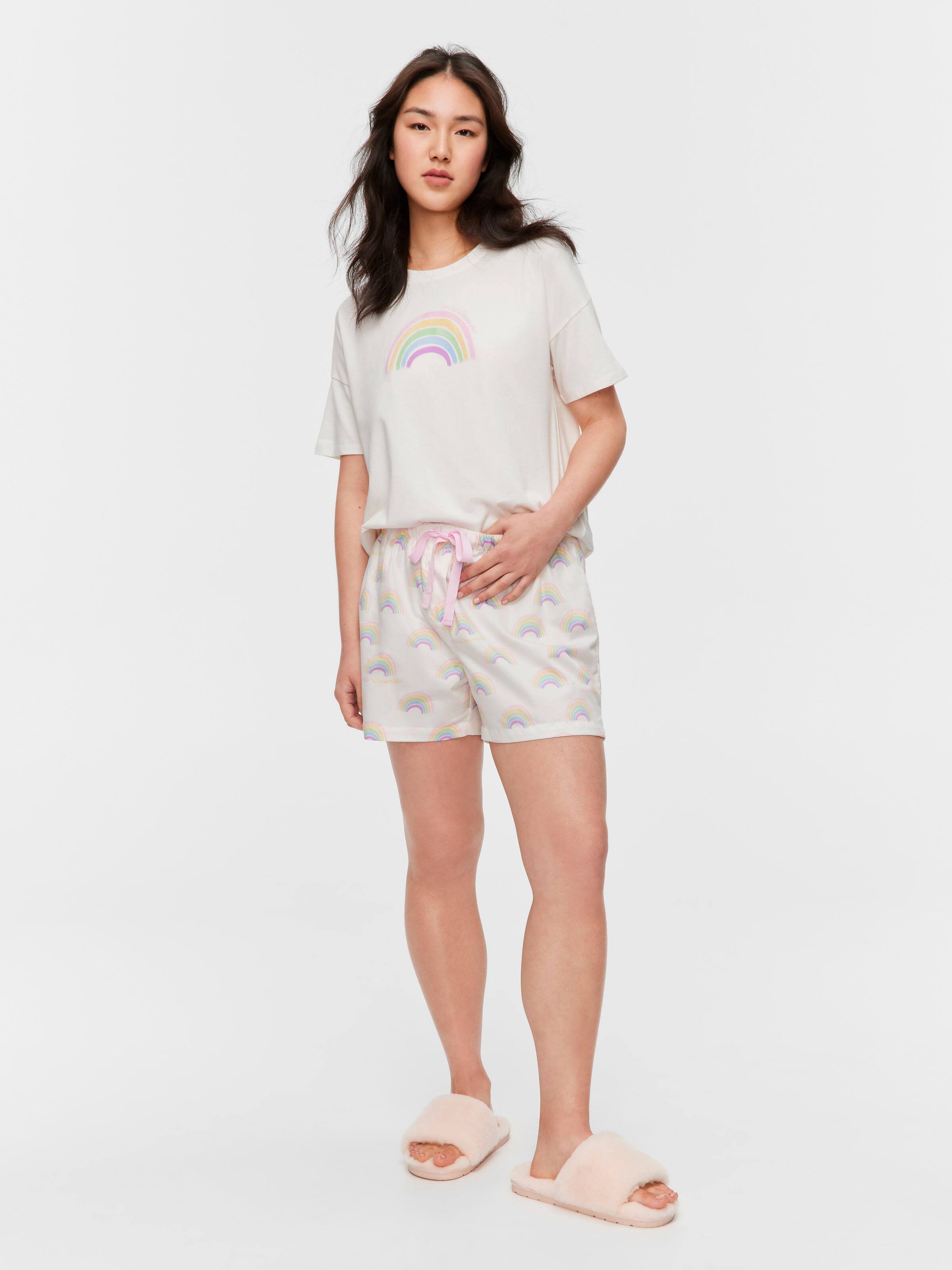 Rainbow Mid Short