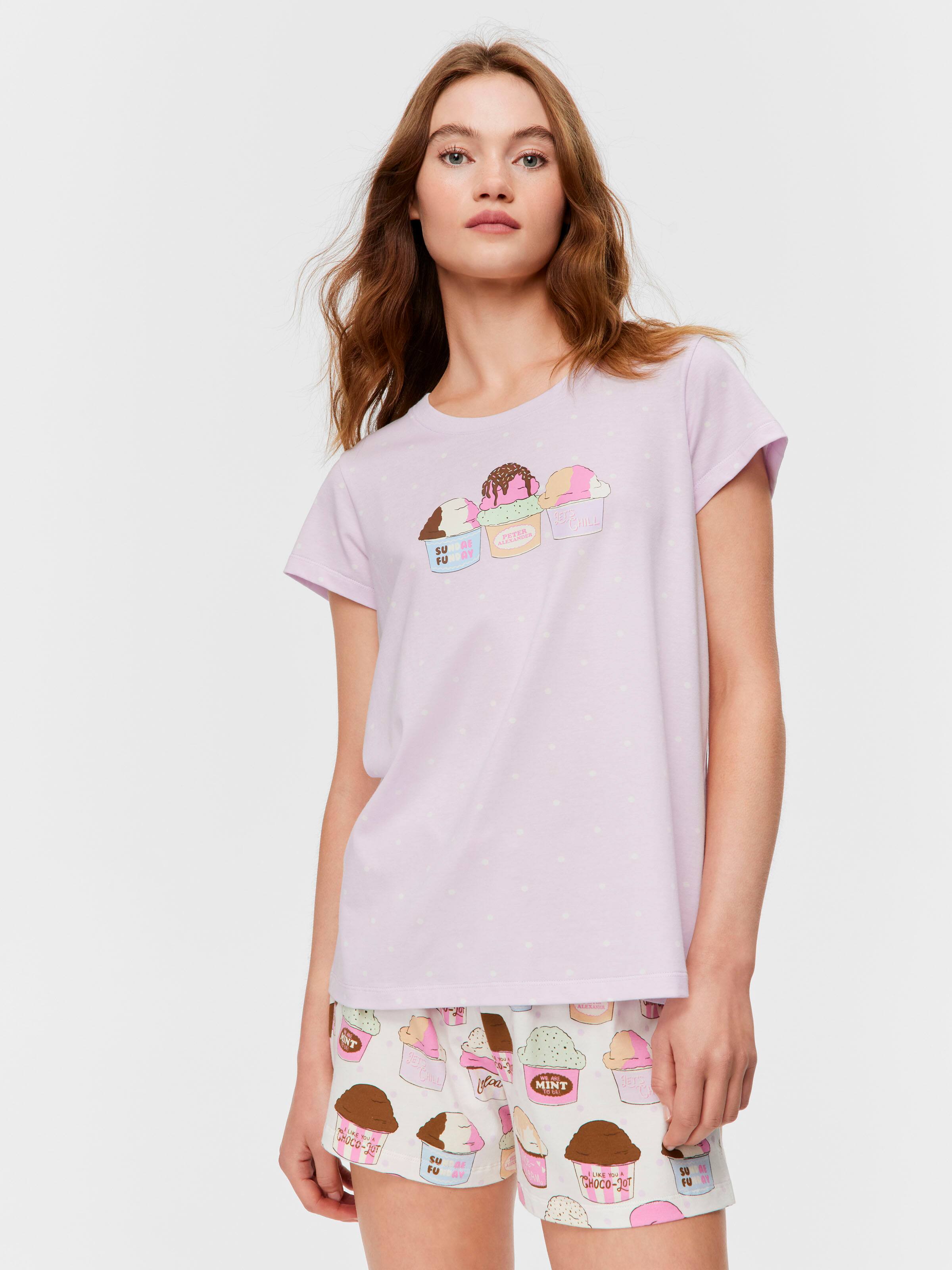 Lilac Ice Cream Tee