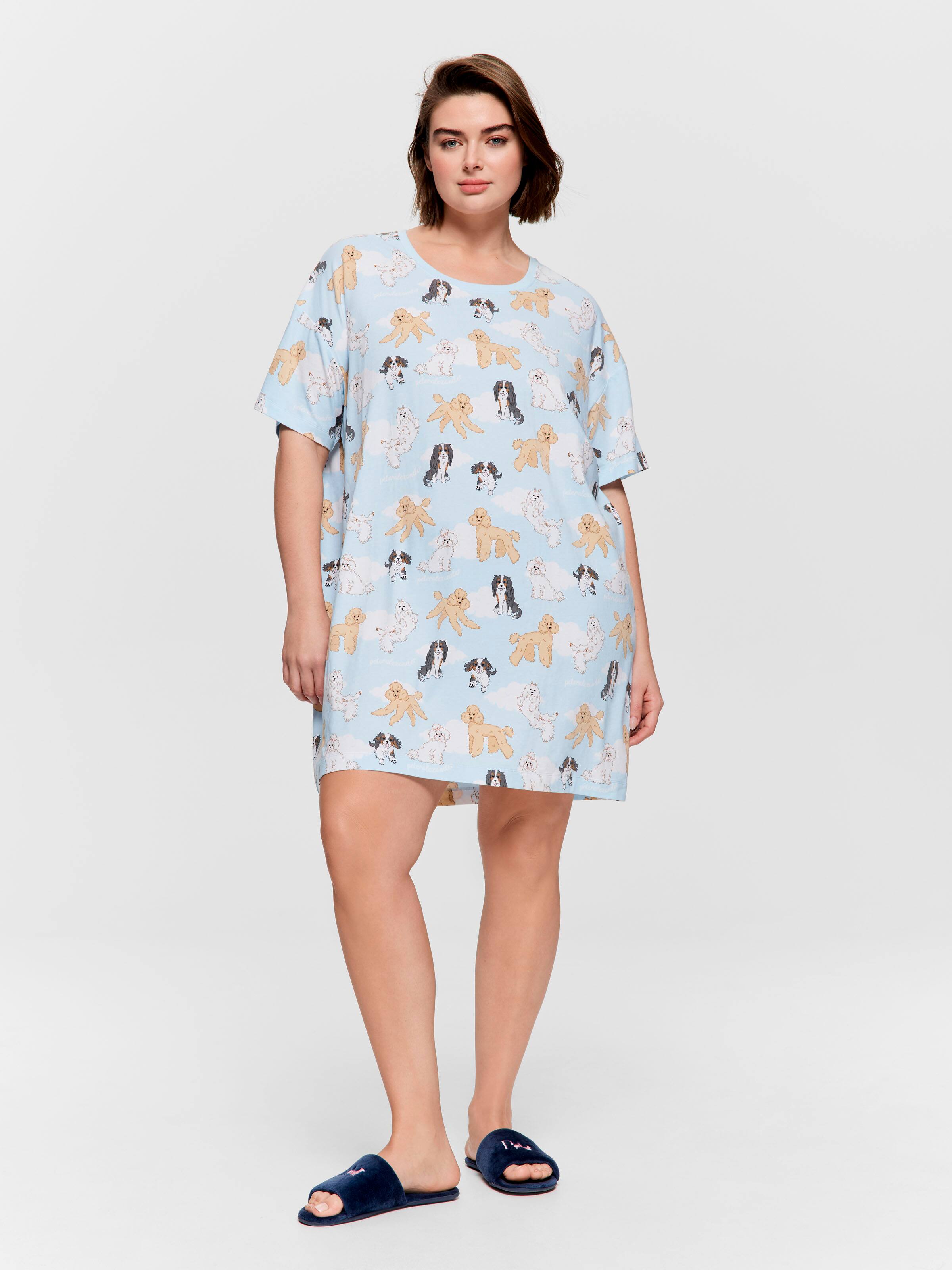 P.A. Plus Dogs In Clouds Sleep Tee
