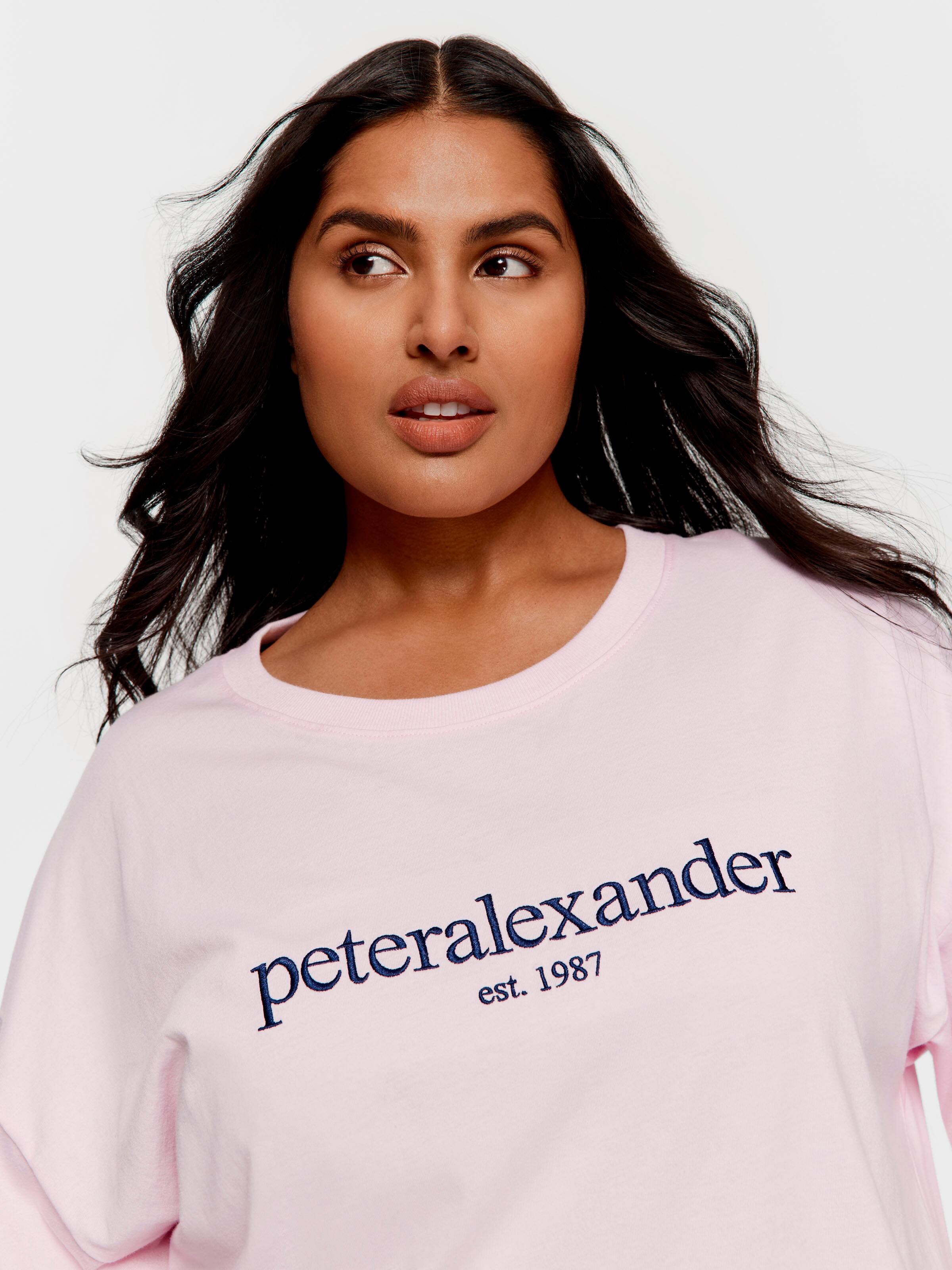 P.A. Plus Pink Heritage 100% Cotton Oversized Tee