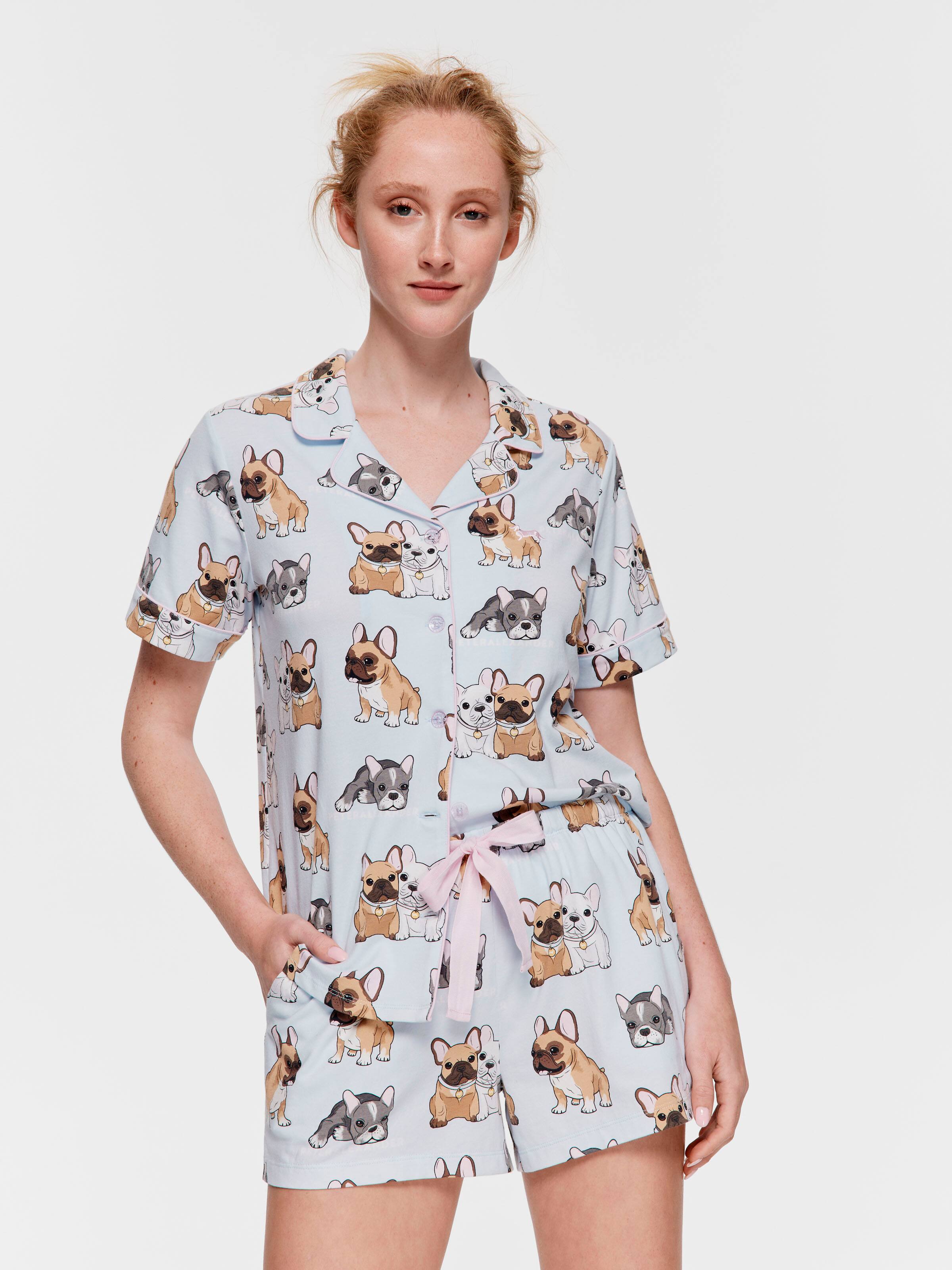 French Bulldog Shortie Pj Set