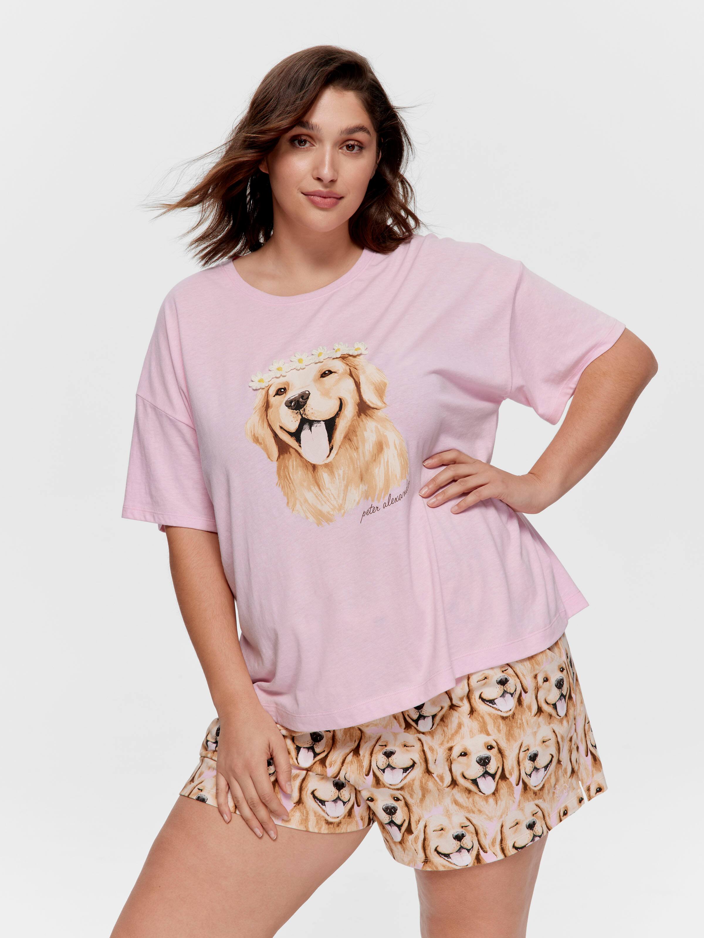 P.A. Plus Golden Retriever Oversized Tee