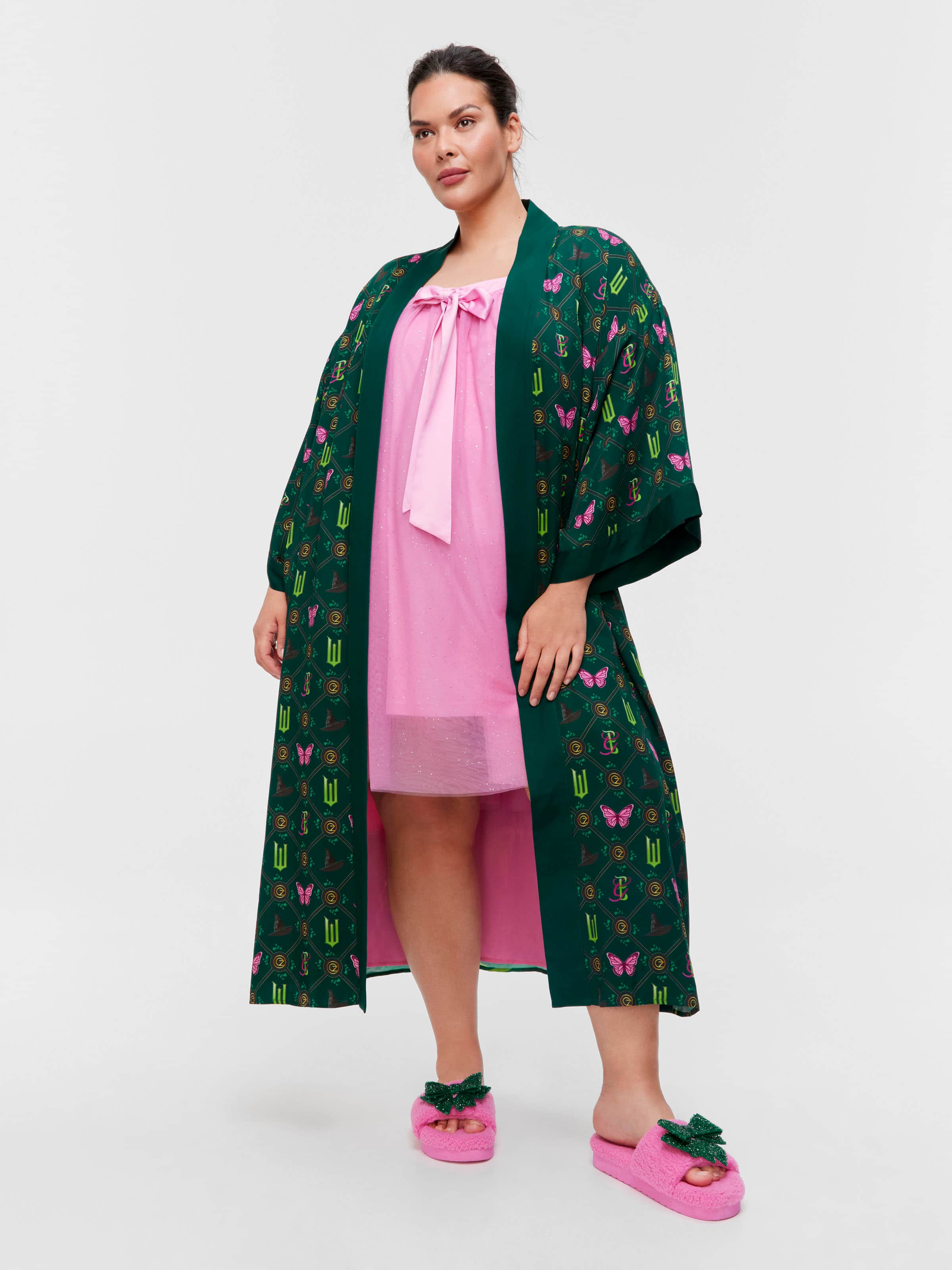 P.A. Plus Wicked Long Fashion Kimono Gown