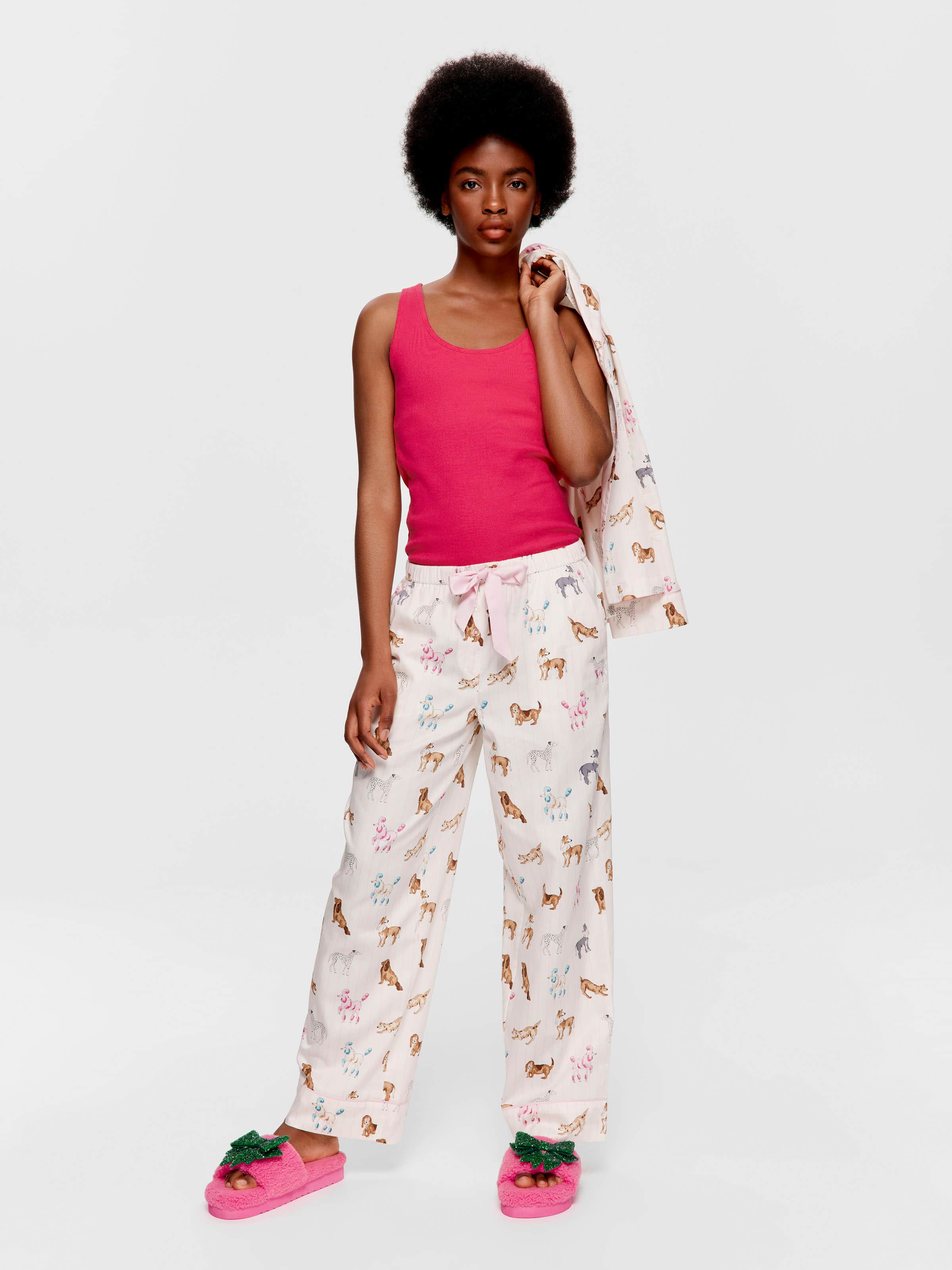 Mixed Dogs 100% Cotton Classic Pj Pant