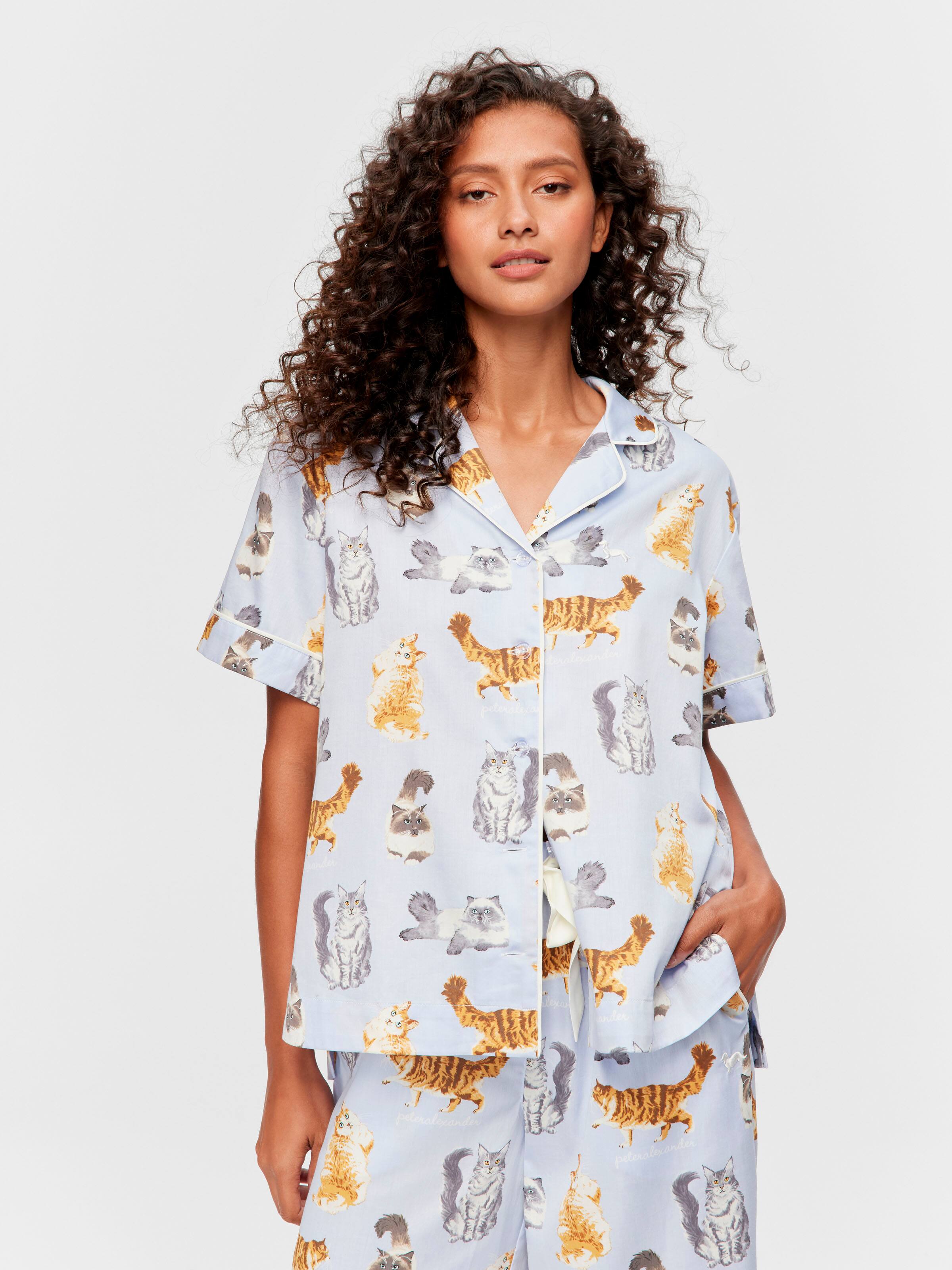 Mixed Cats 100% Cotton Short Sleeve Shirt