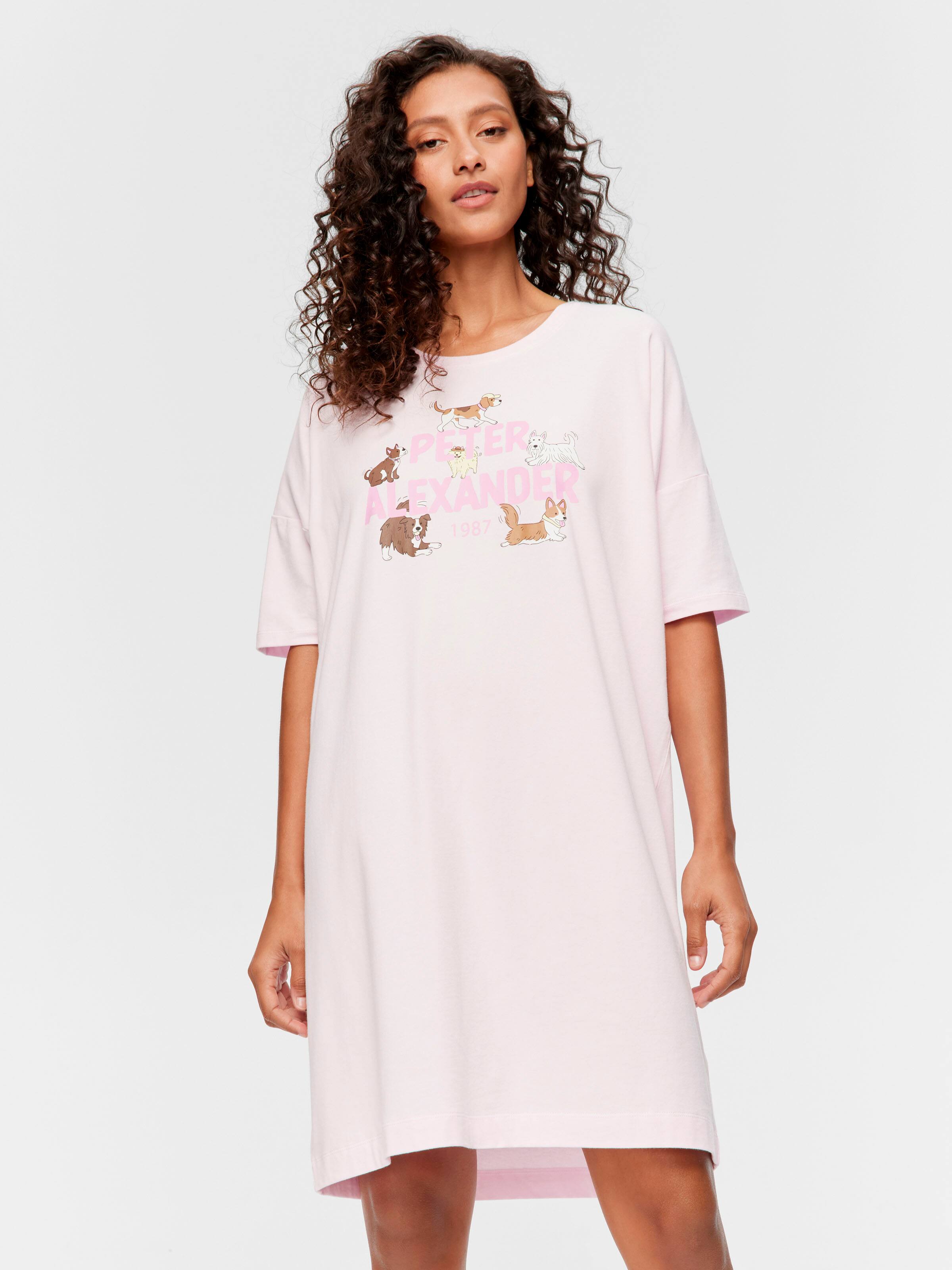 Pa Mixed Dog Drop Shoulder Sleep Tee