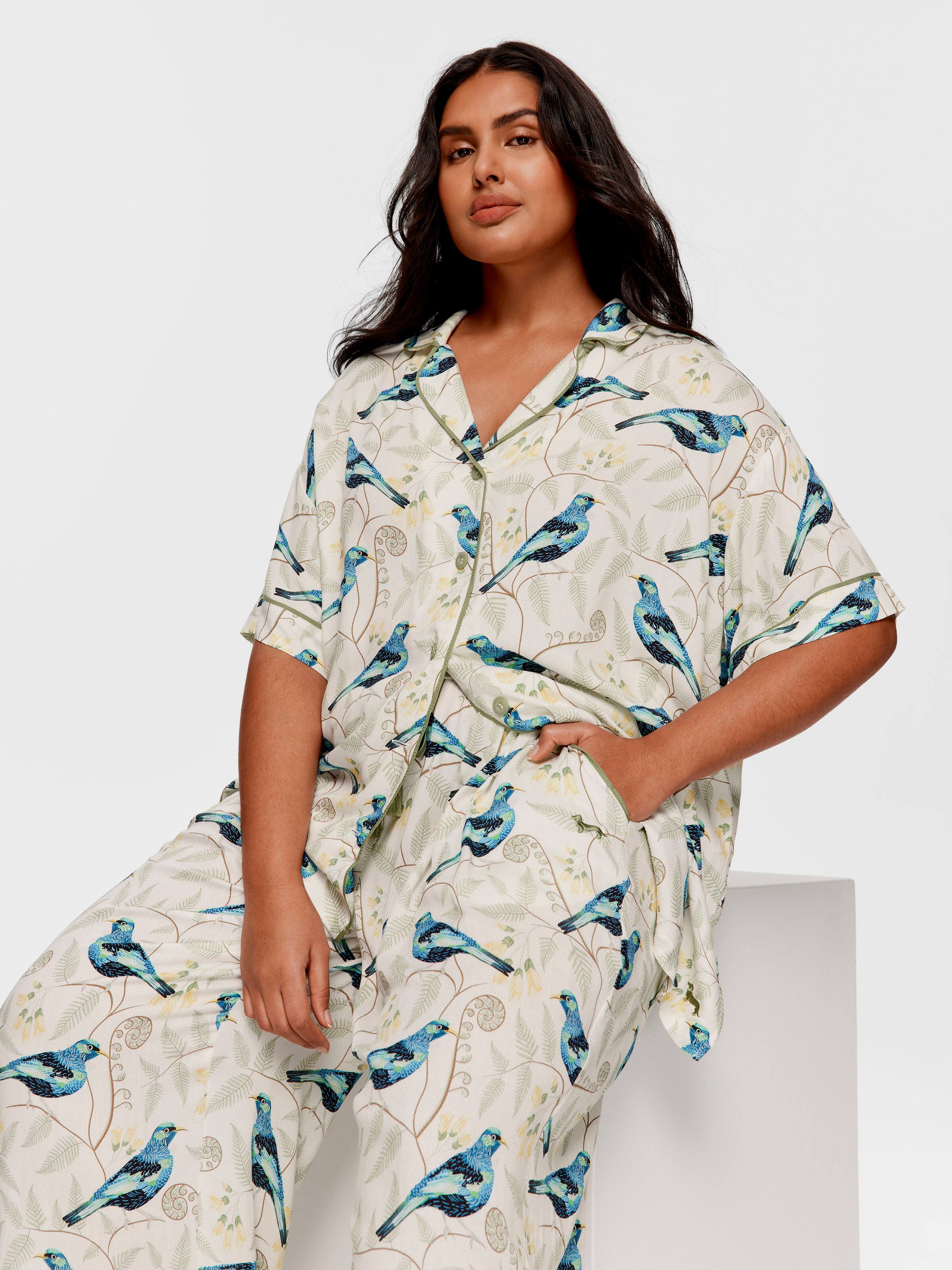 P.A. Plus Tui Bird Wide Leg Pj Pant
