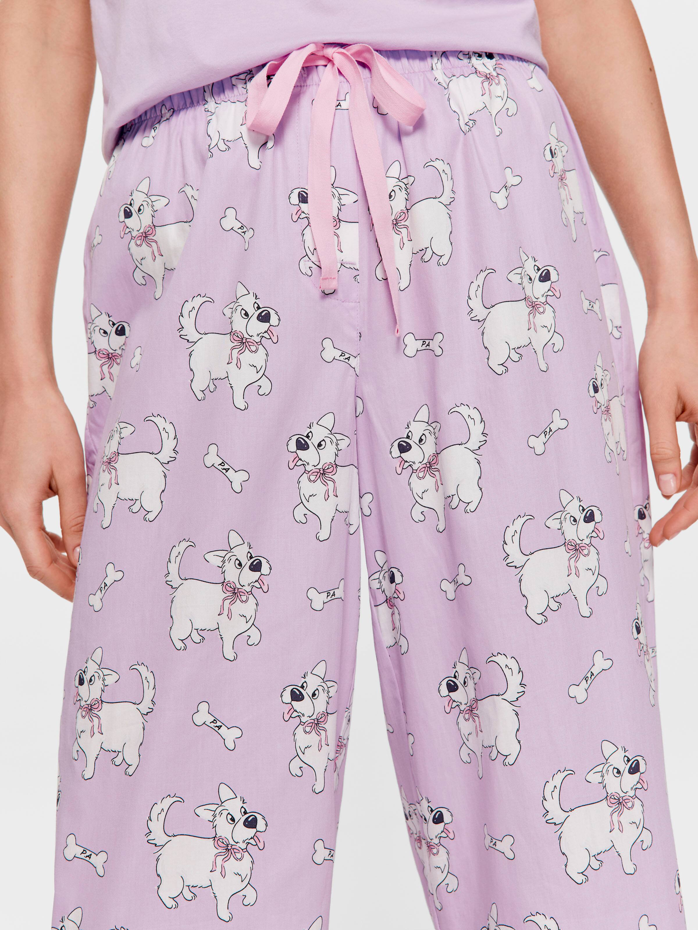 White Terrier 100% Cotton Classic Pj Pant