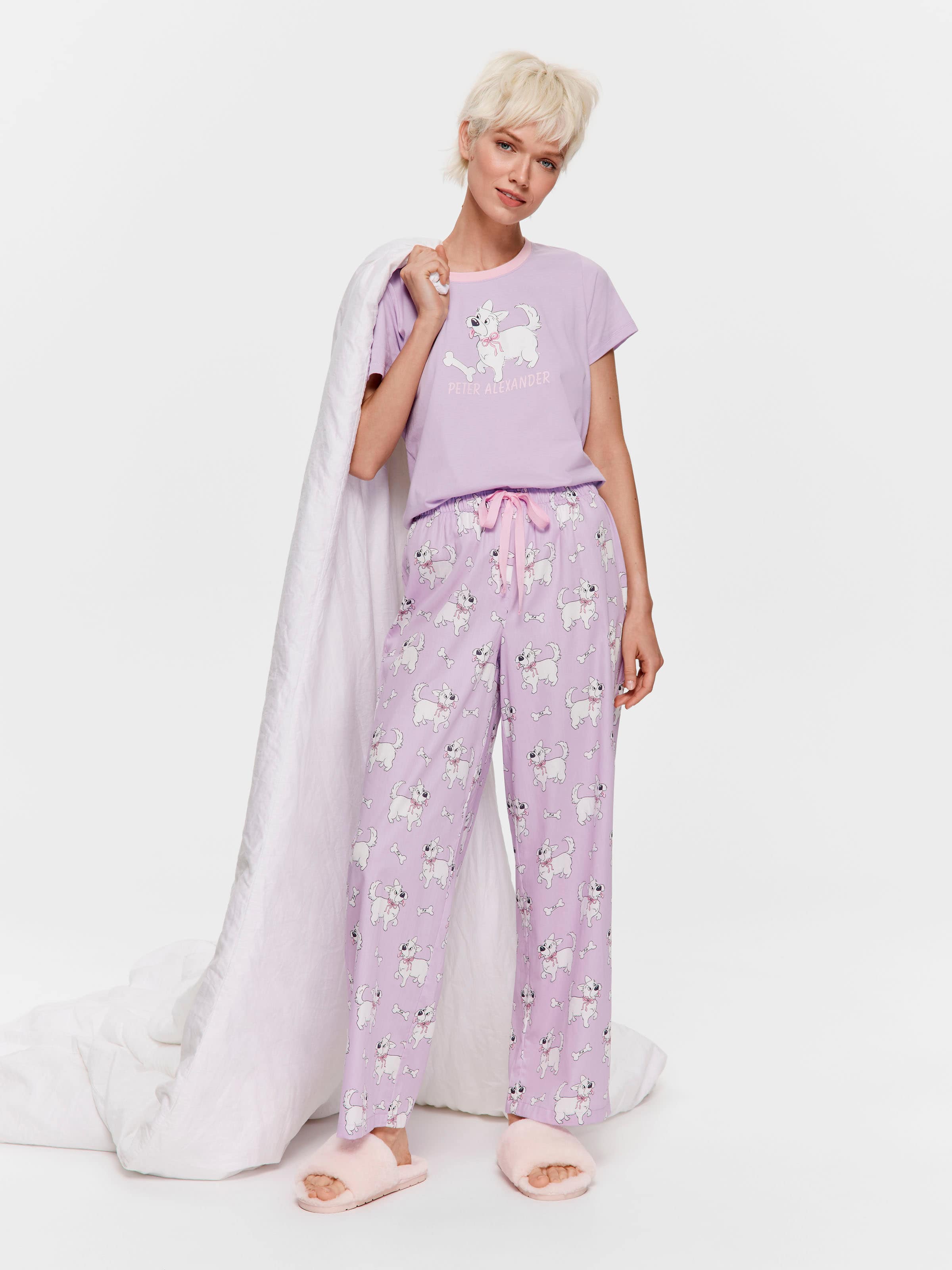 White Terrier 100% Cotton Classic Pj Pant