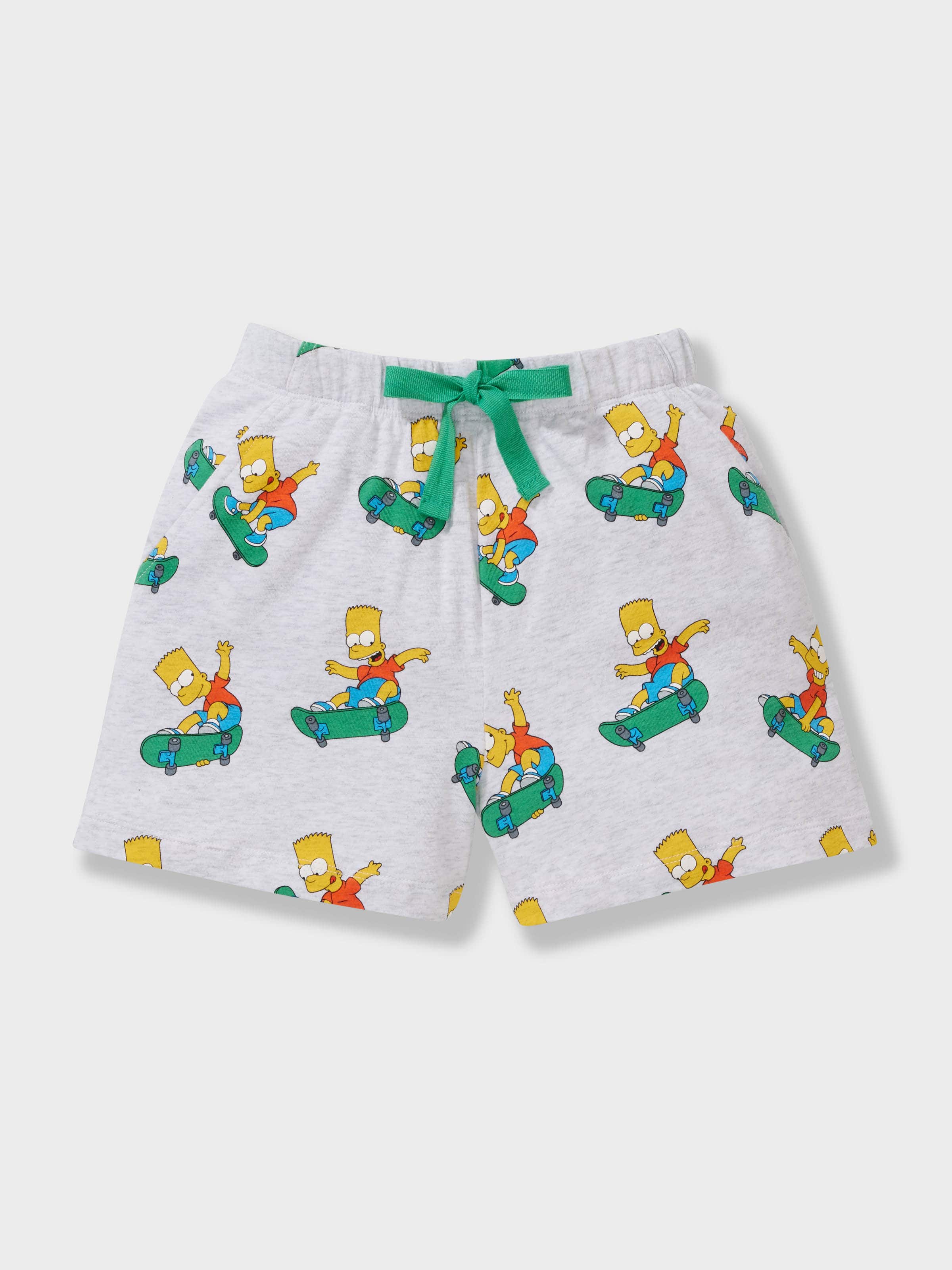 Jnr Boys Bart Simpson Short Pj Set