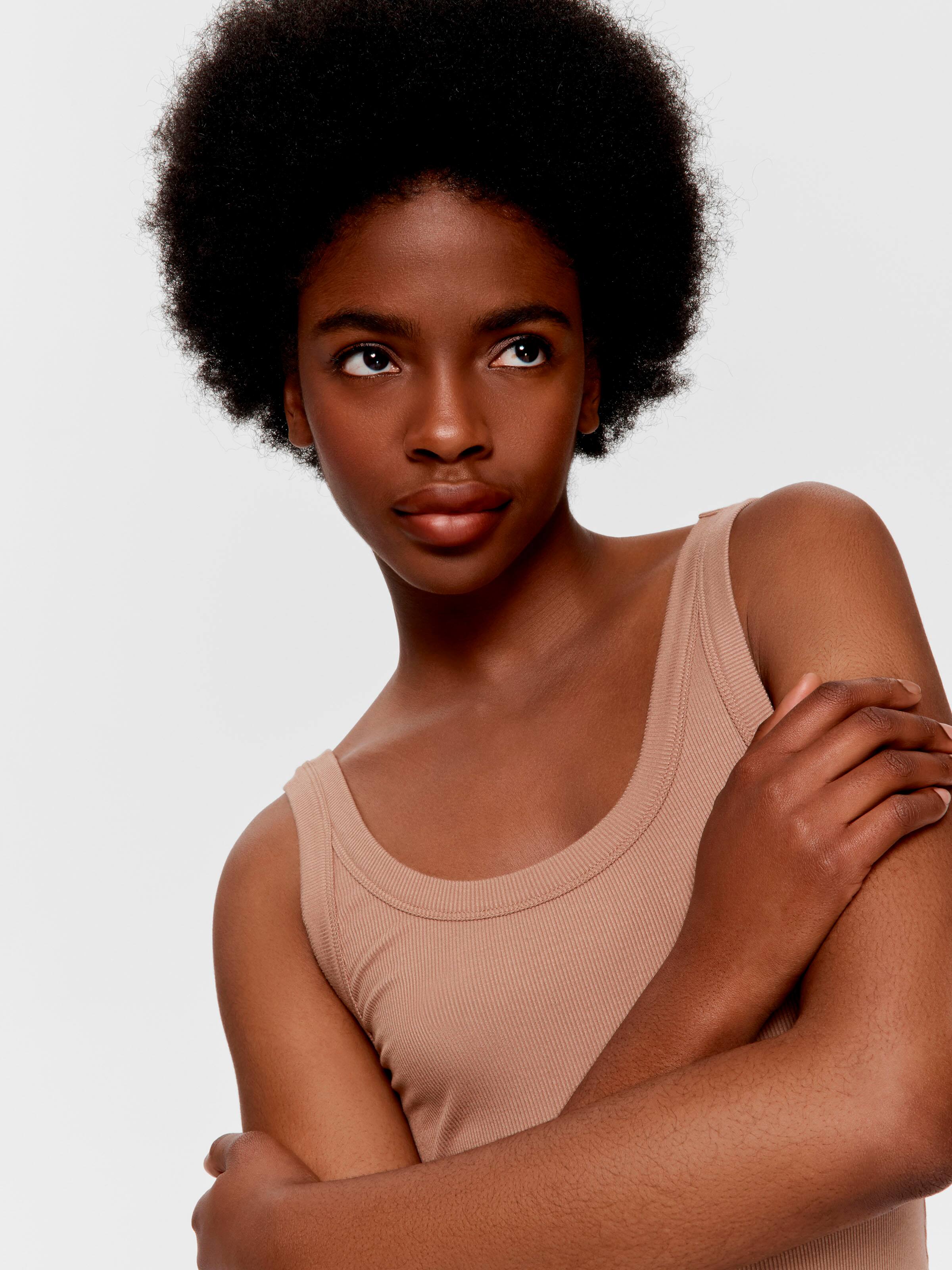 Caramel Bamboo Rib Tank