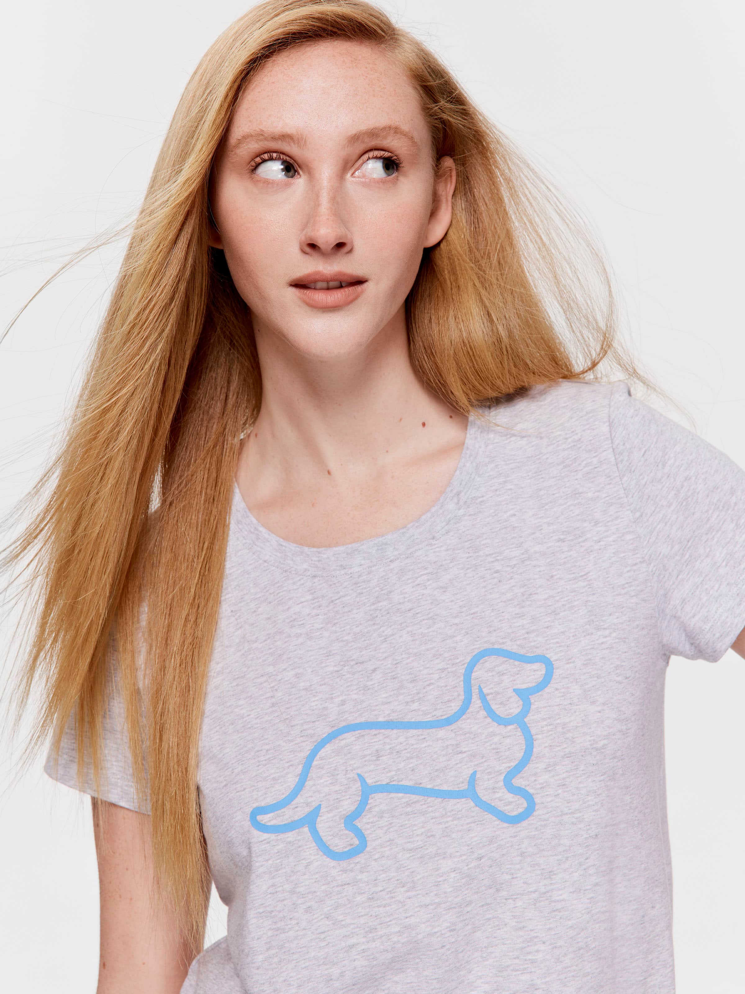 Grey Marle Penny Tee