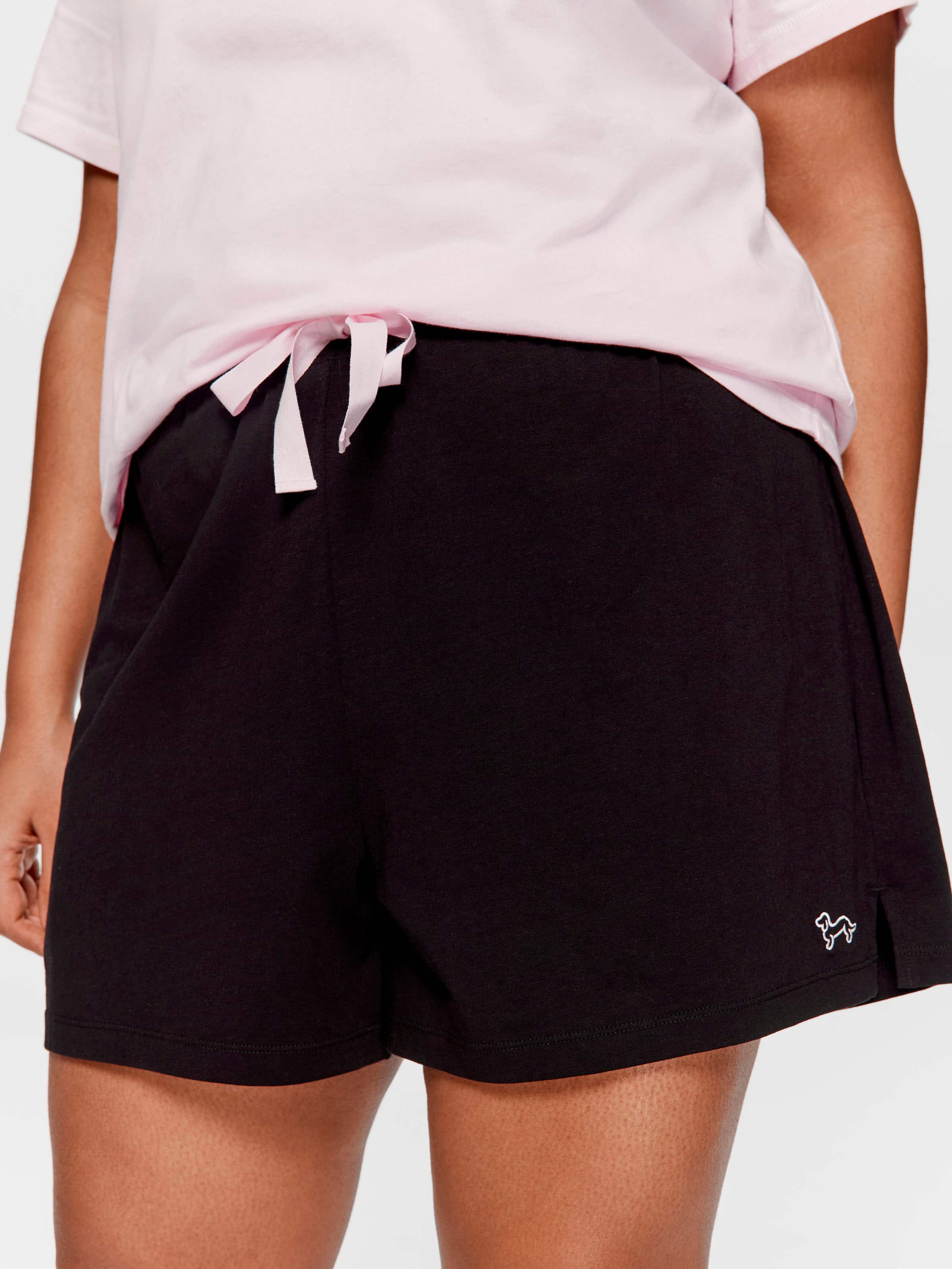 P.A. Plus Black Mid Short