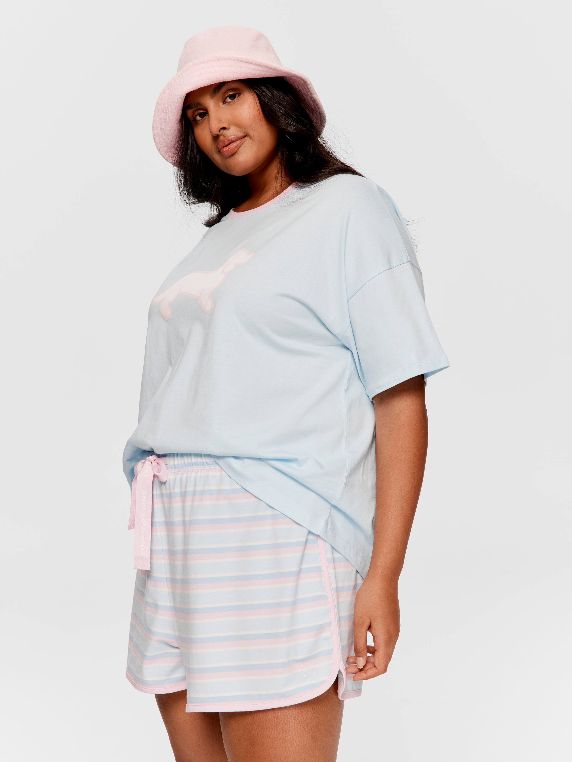 P.A. Plus Multi Stripe Sporty Short