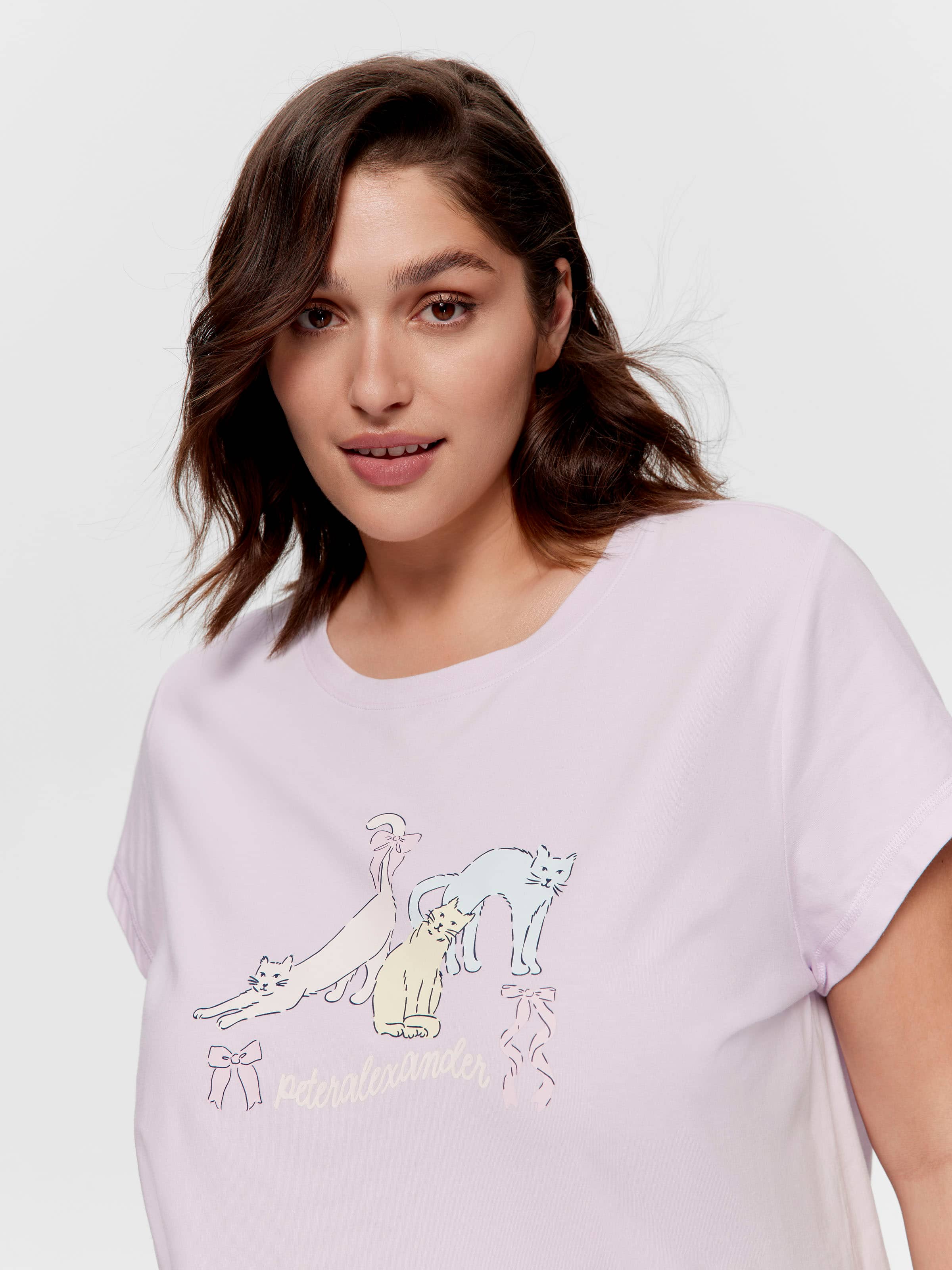 P.A. Plus Pastel Cat Tee
