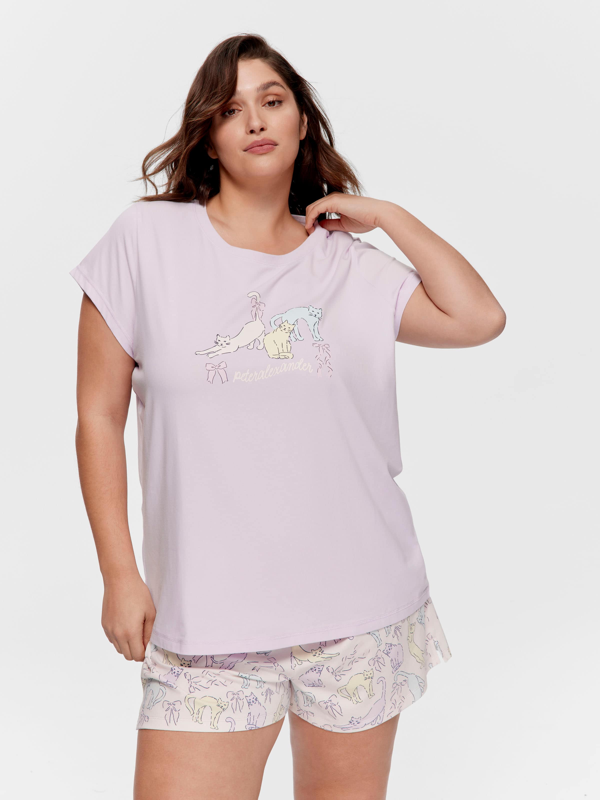 P.A. Plus Pastel Cat Tee