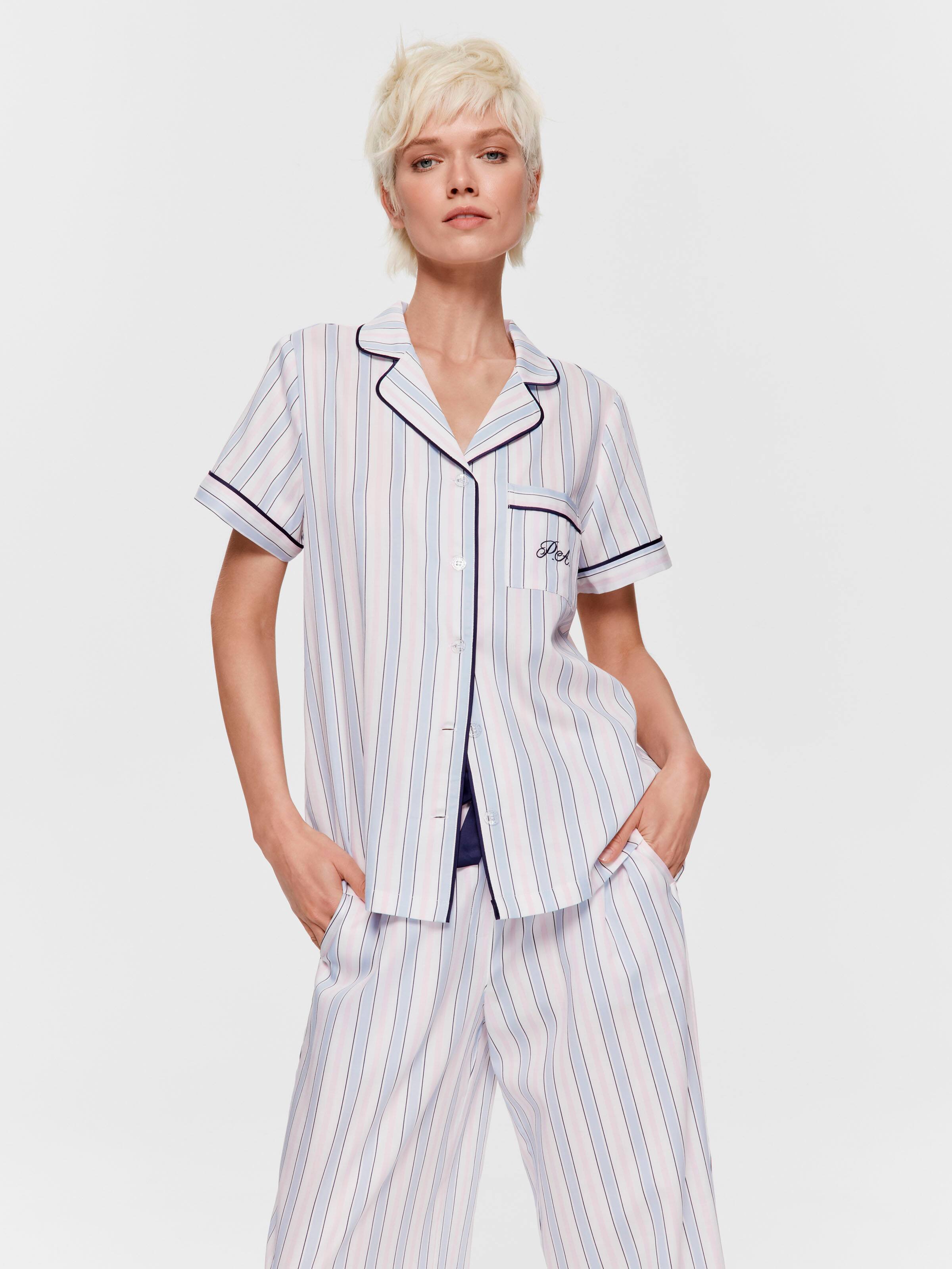 Bedtime Stories Angie Stripe 100% Cotton Pj Set
