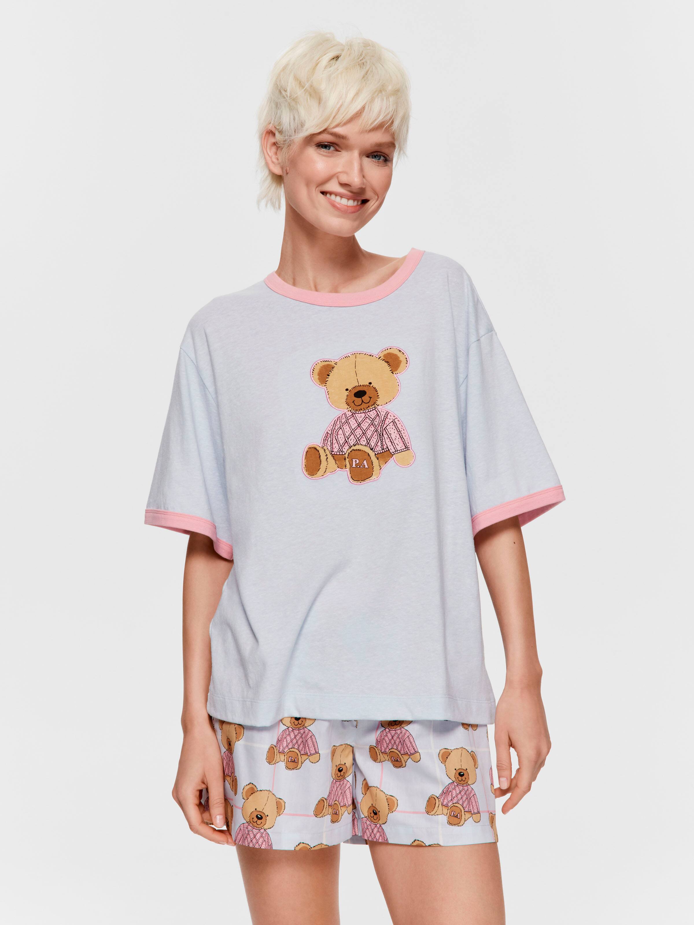 Sweater Teddy Bear Oversized Tee