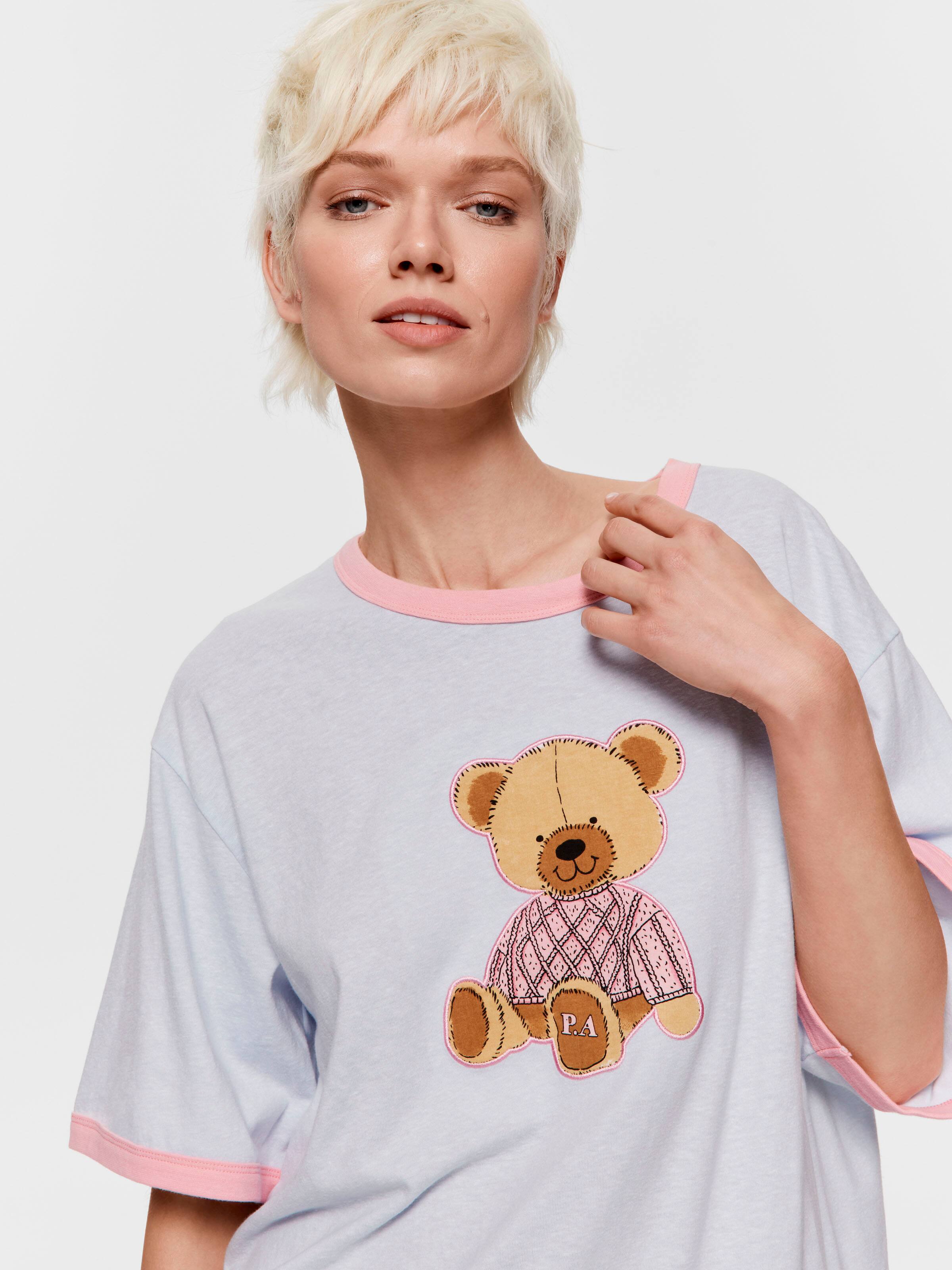 Sweater Teddy Bear Oversized Tee
