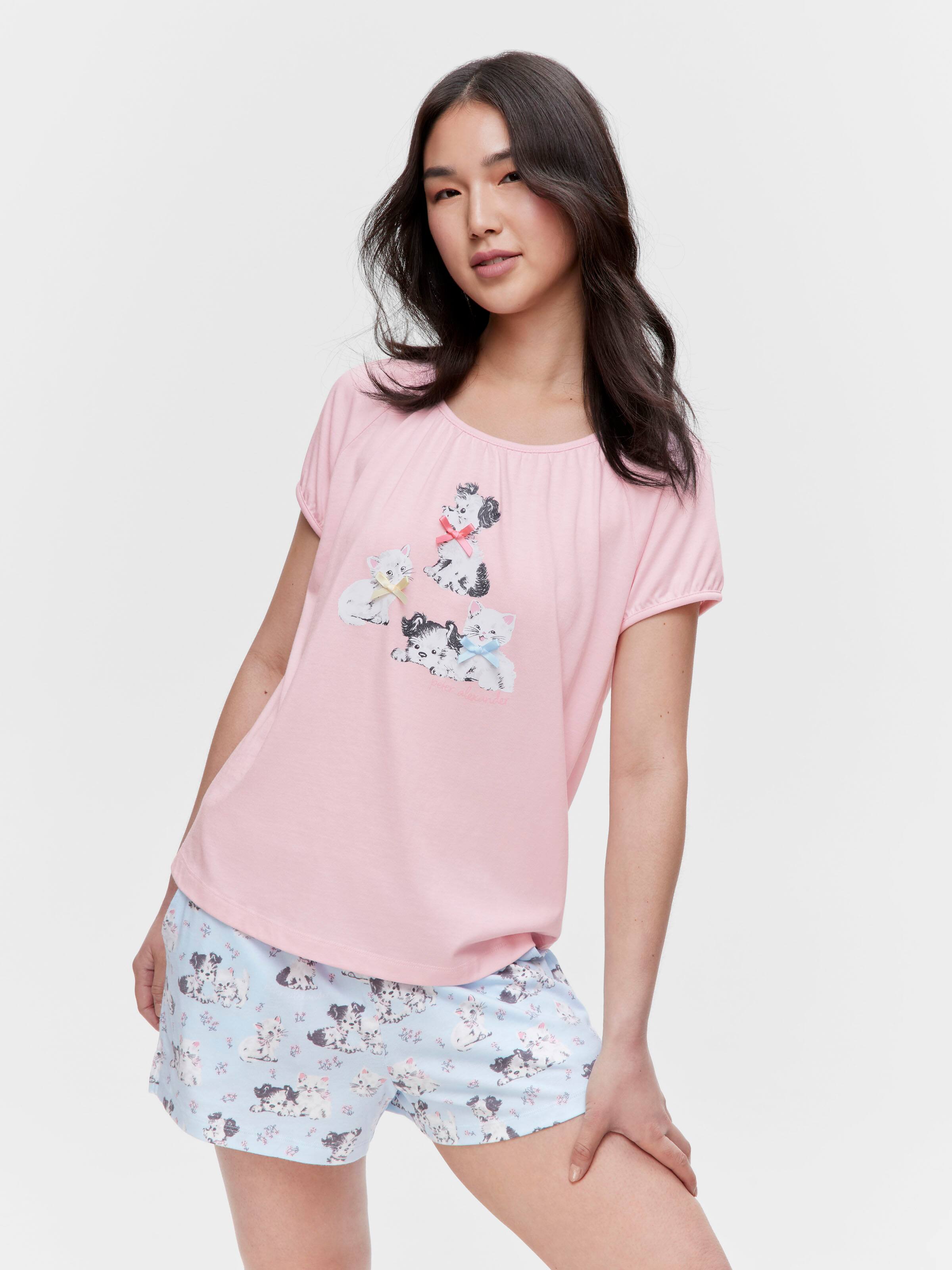 Vintage Bow Animals Fashion Tee