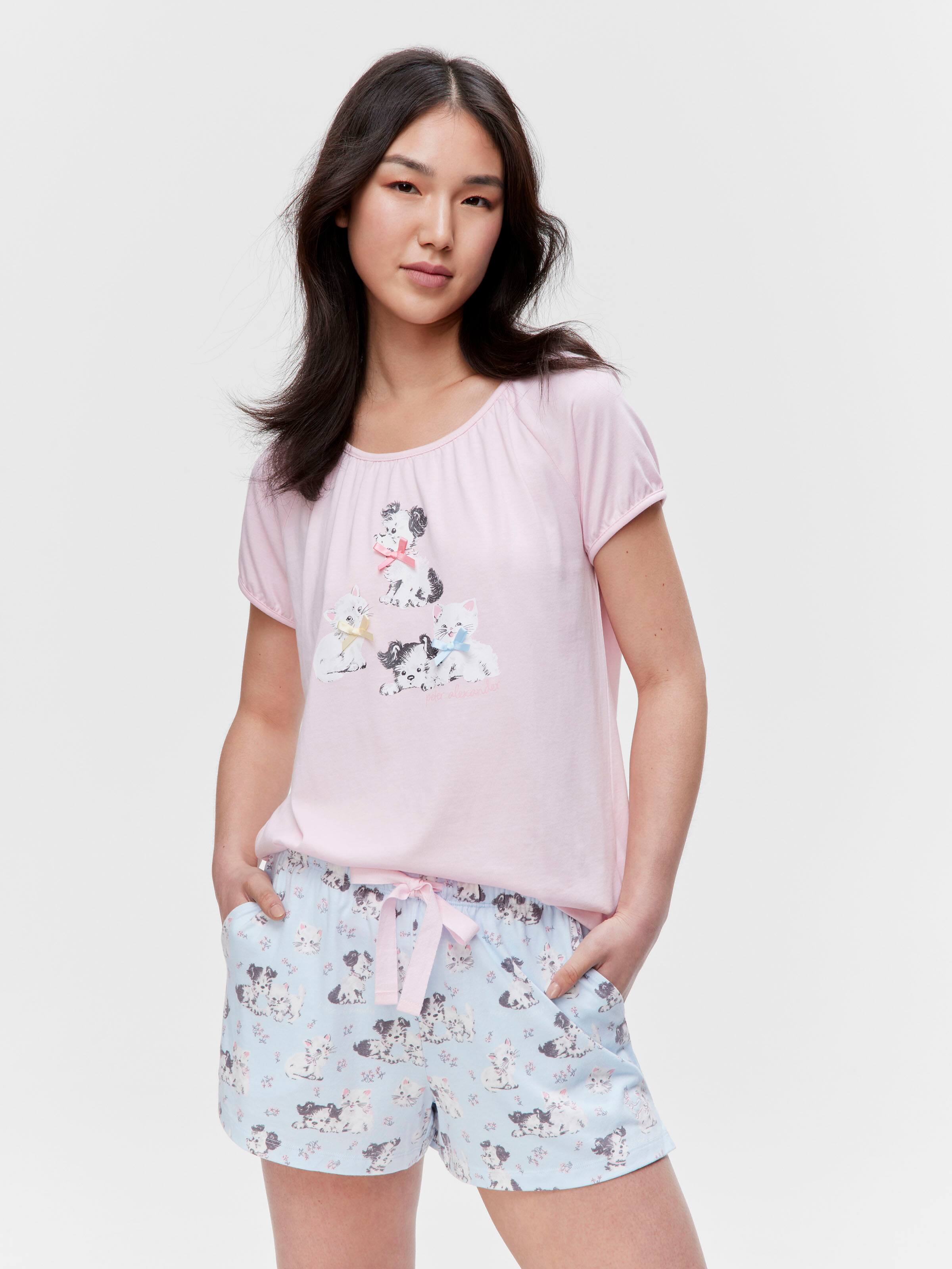 Vintage Bow Animals Mini Short