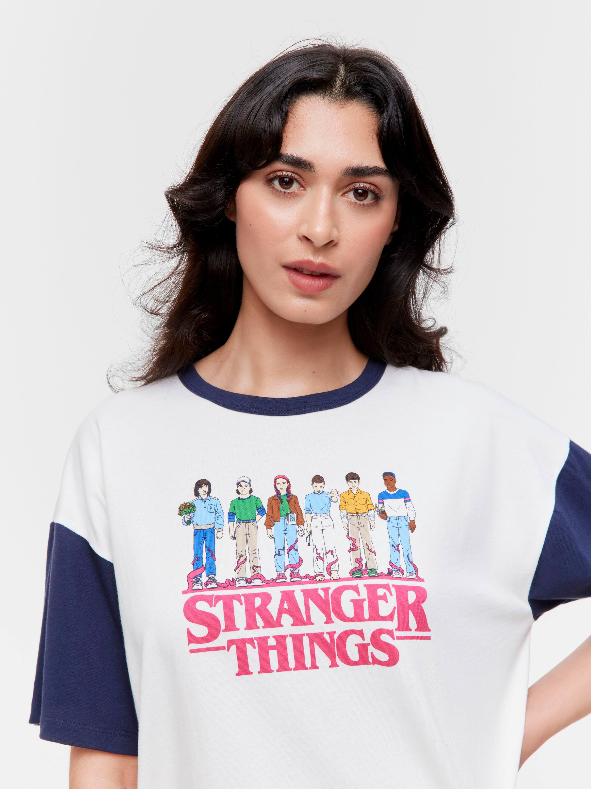 Stranger Things 100% Cotton Oversized Tee