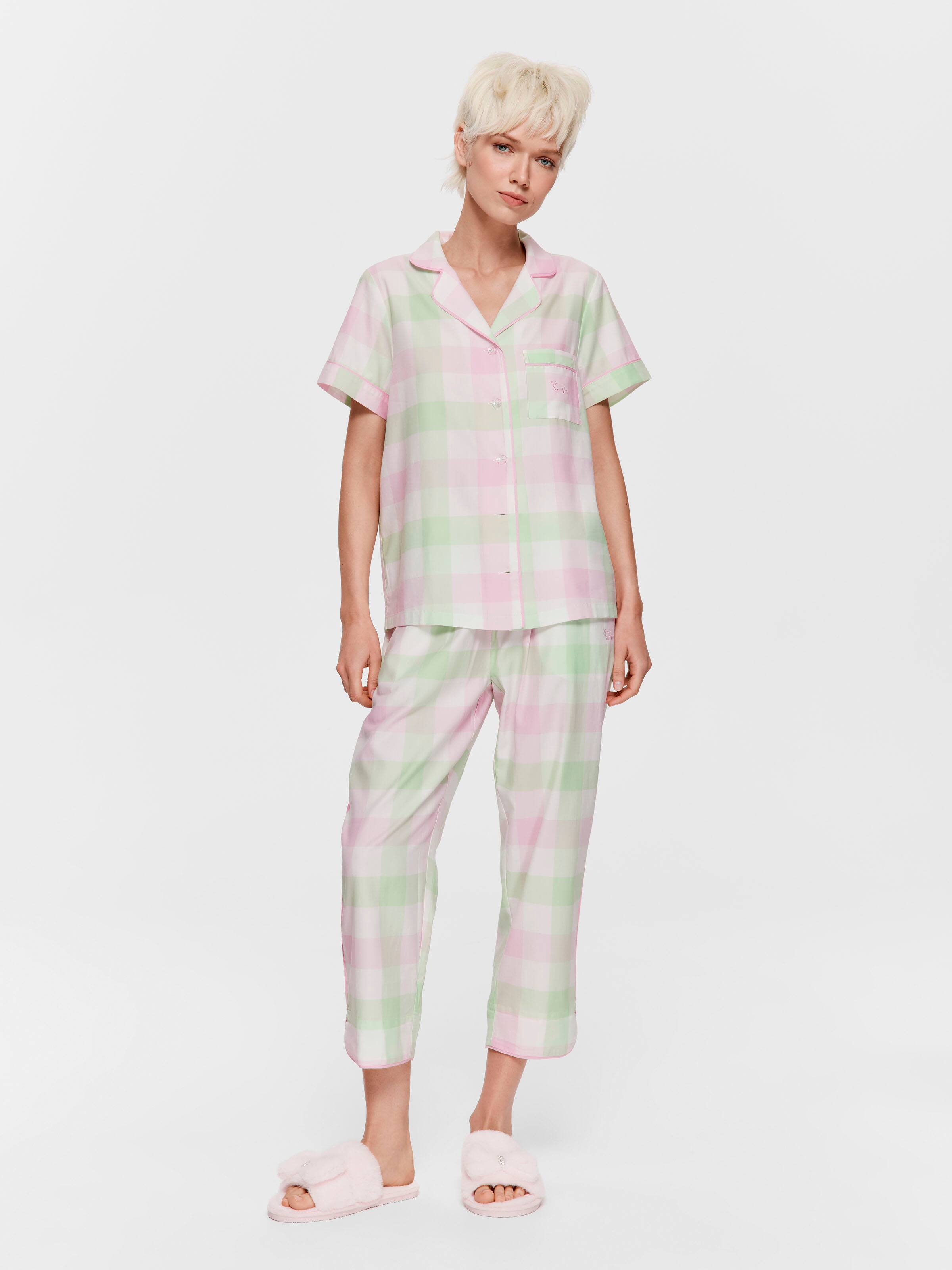 Buffalo Check 100% Cotton Short Sleeve Shirt