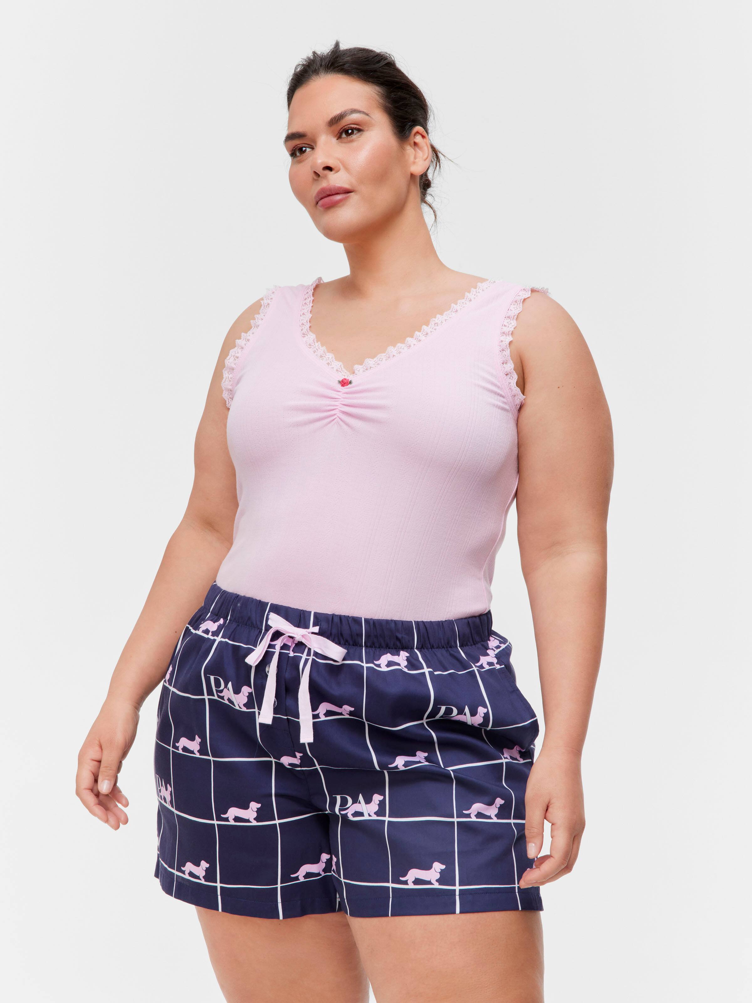 P.A. Plus Bedtime Stories Logo 100% Cotton Mid Short