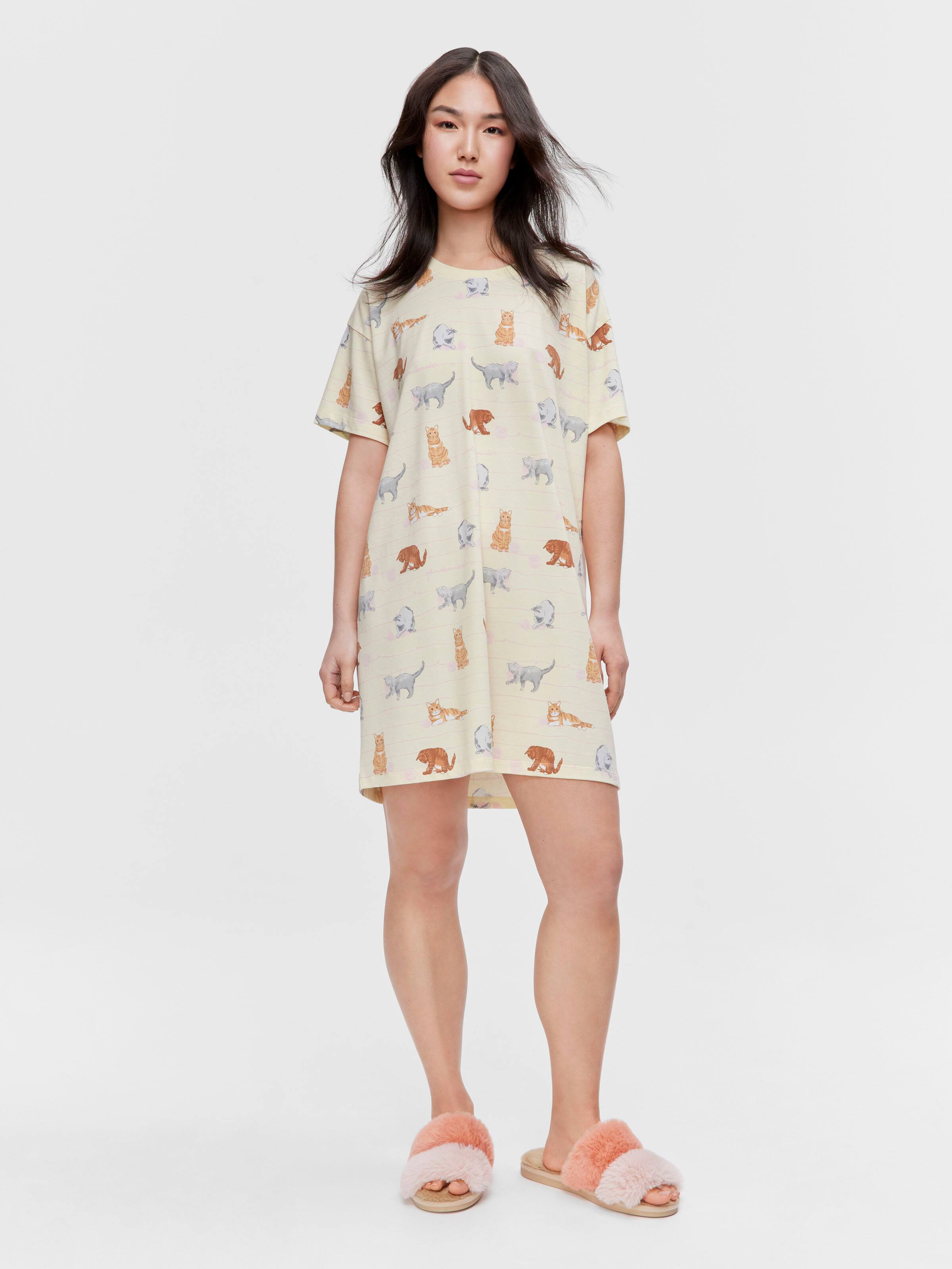 Lemon Cats Sleep Tee